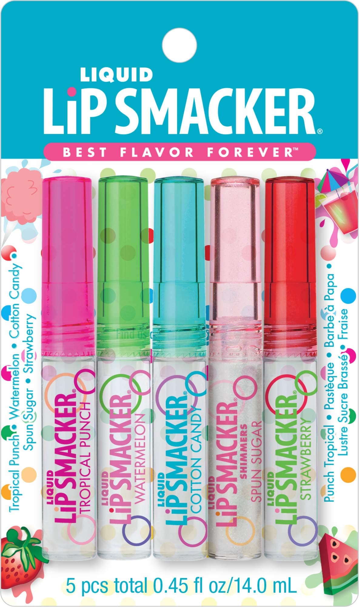 Lip Smacker Liquid Lip Gloss Friendship Pack, 5 Count by Lip Smacker
