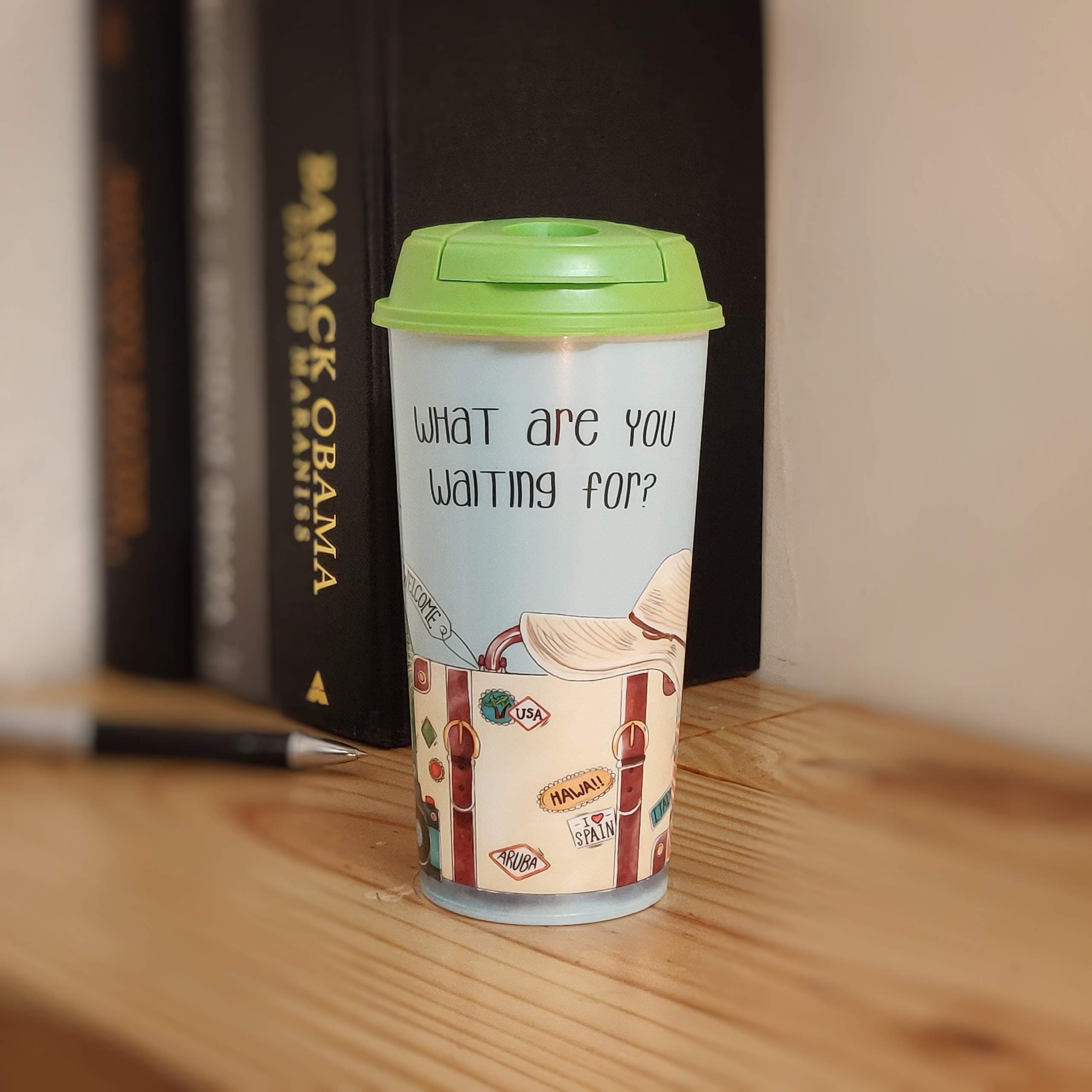 STALLION BARWARE Sipper Cup with Coffee & Sipper lids | Printed Coffee Sipper & Gym Sipper - 500 ml, Food Safe, BPA Free and Recyclable. (Material - Food Grade Approved Plastic)