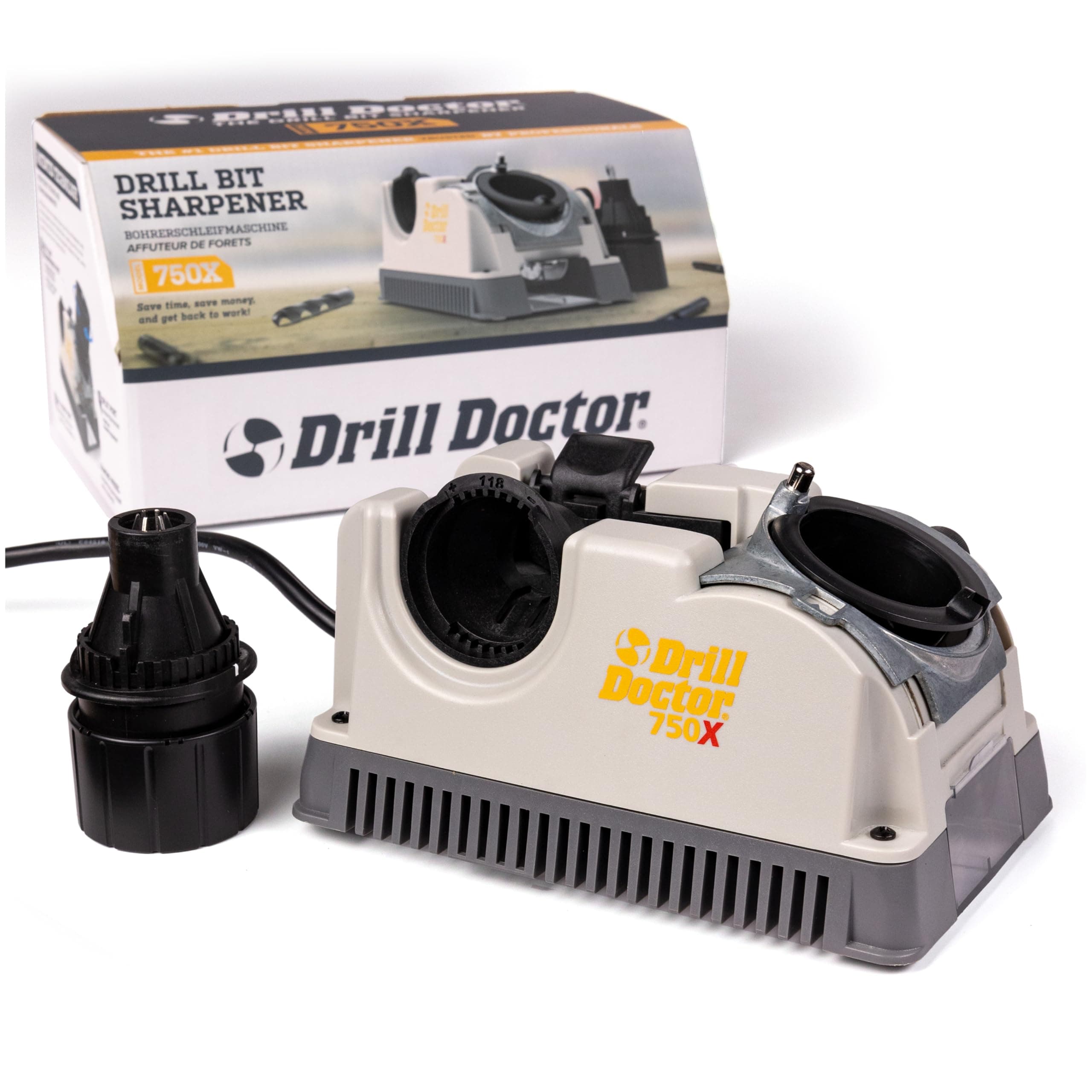 Drill Doctor Model 750X Bit Sharpener, 3/32" to 3/4"