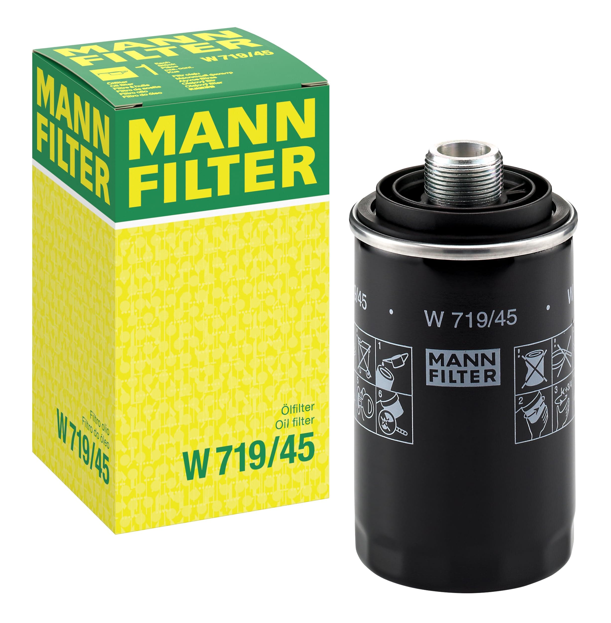 Mann Filter W 719/45 Oil Filter for Car
