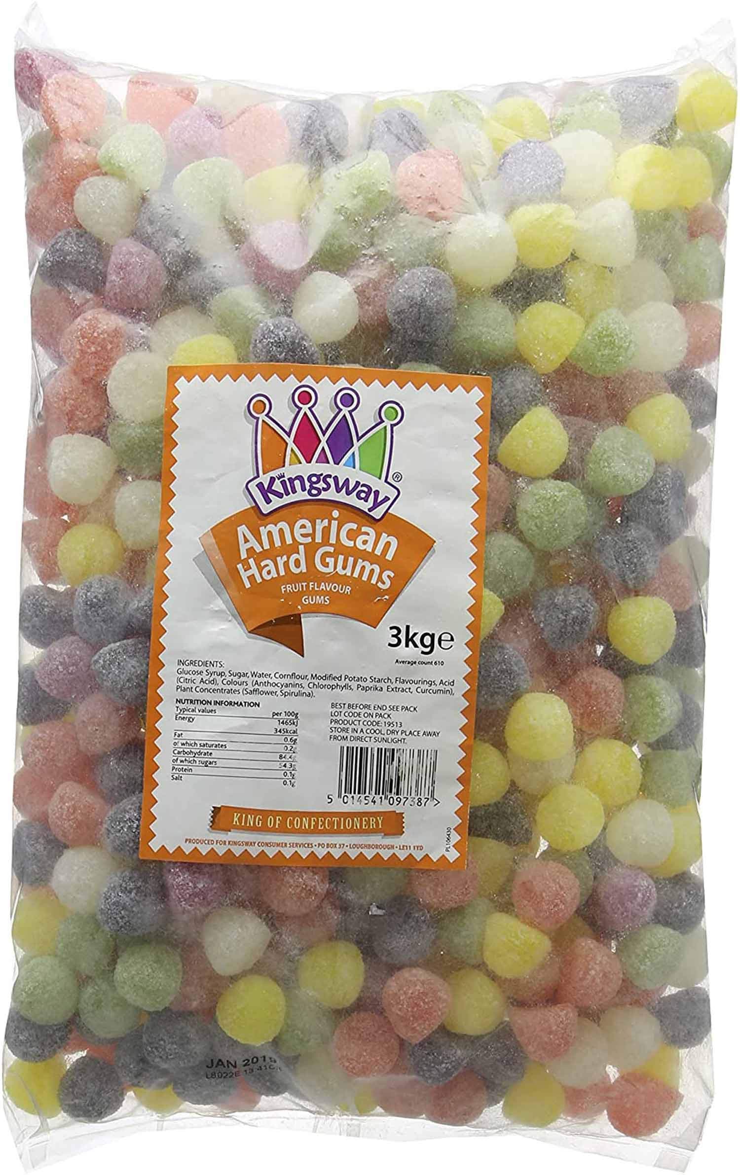 American Hard Gums (3KG Bulk Bag)