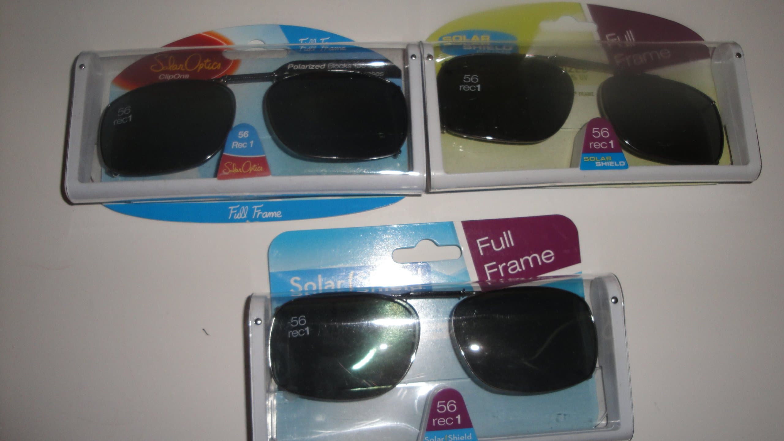 Solar Shield 56 Rec 1 Polarized Clip On Sunglasses