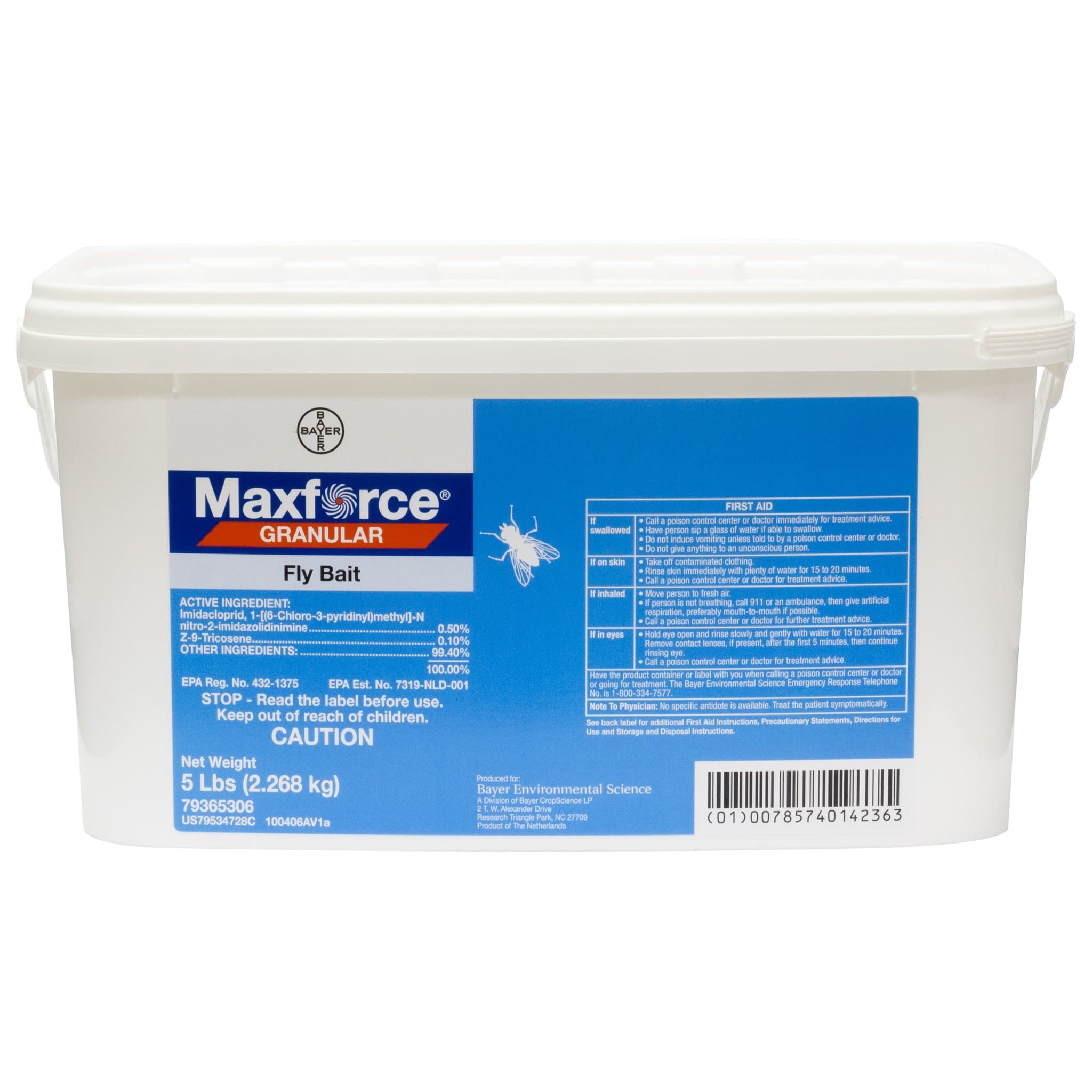 Granular Fly Bait Kills Flies 1 5lb Pail BA1041