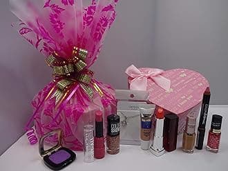 Maybelline, L'Oreal, NYC Make Up Bundle Gift Set, Gift Hamper Free Crystal Pendant