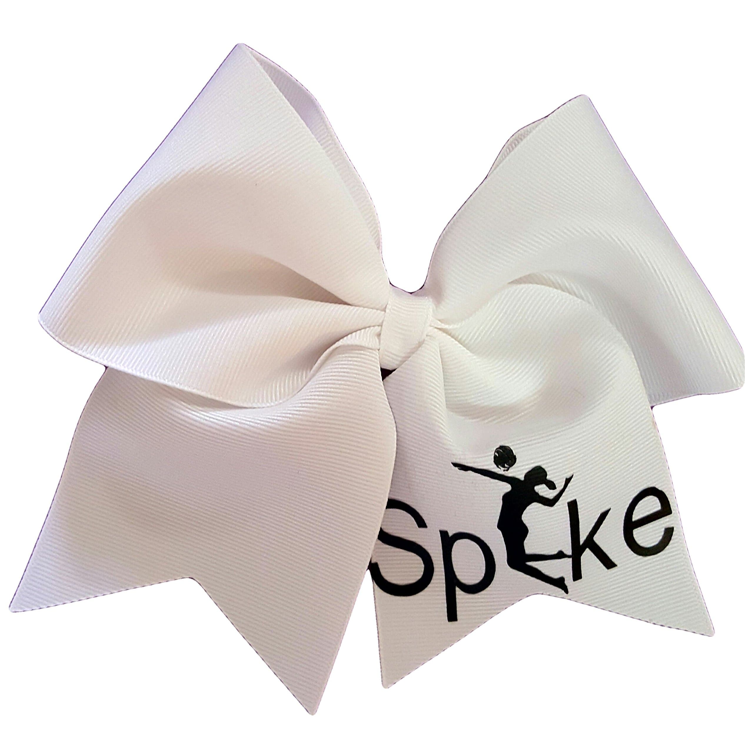 Custombows4USoftball Bows Hair Bow I Spike