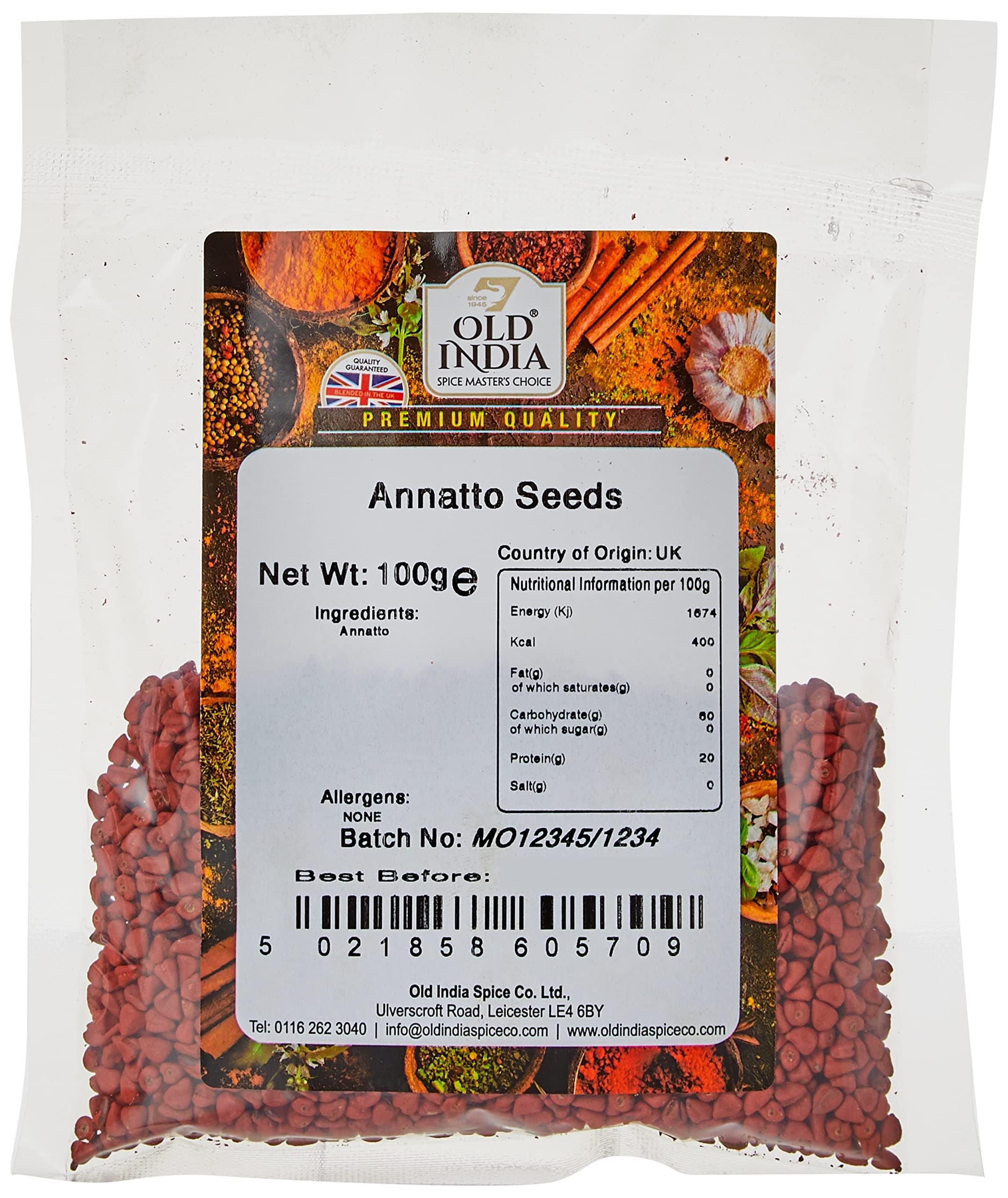 Annatto Seeds 100g