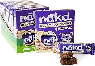 Nakd Blueberry Muffin 35g Bar - Multipack case of 48 Bars