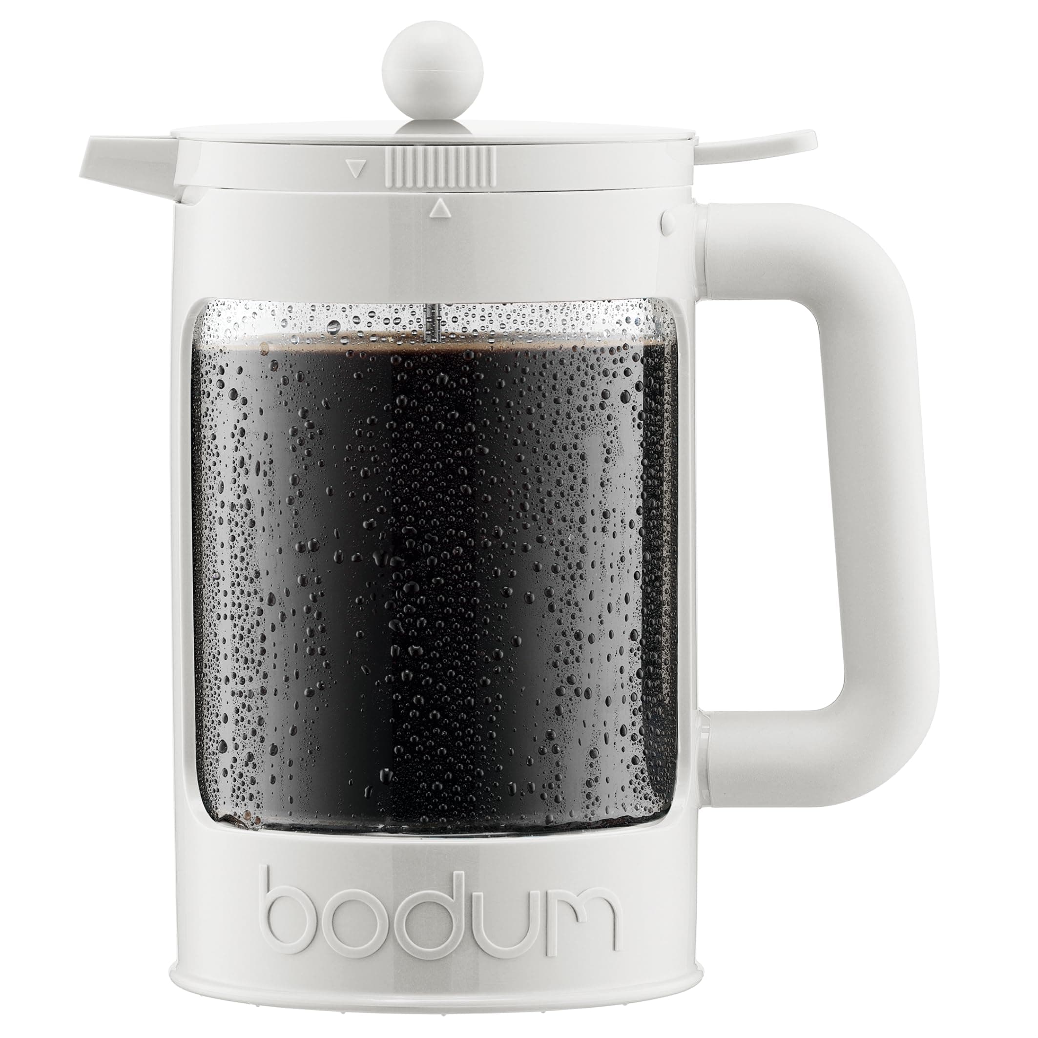 BEAN Cold Brew Coffee Maker, 51 Oz, Bright White