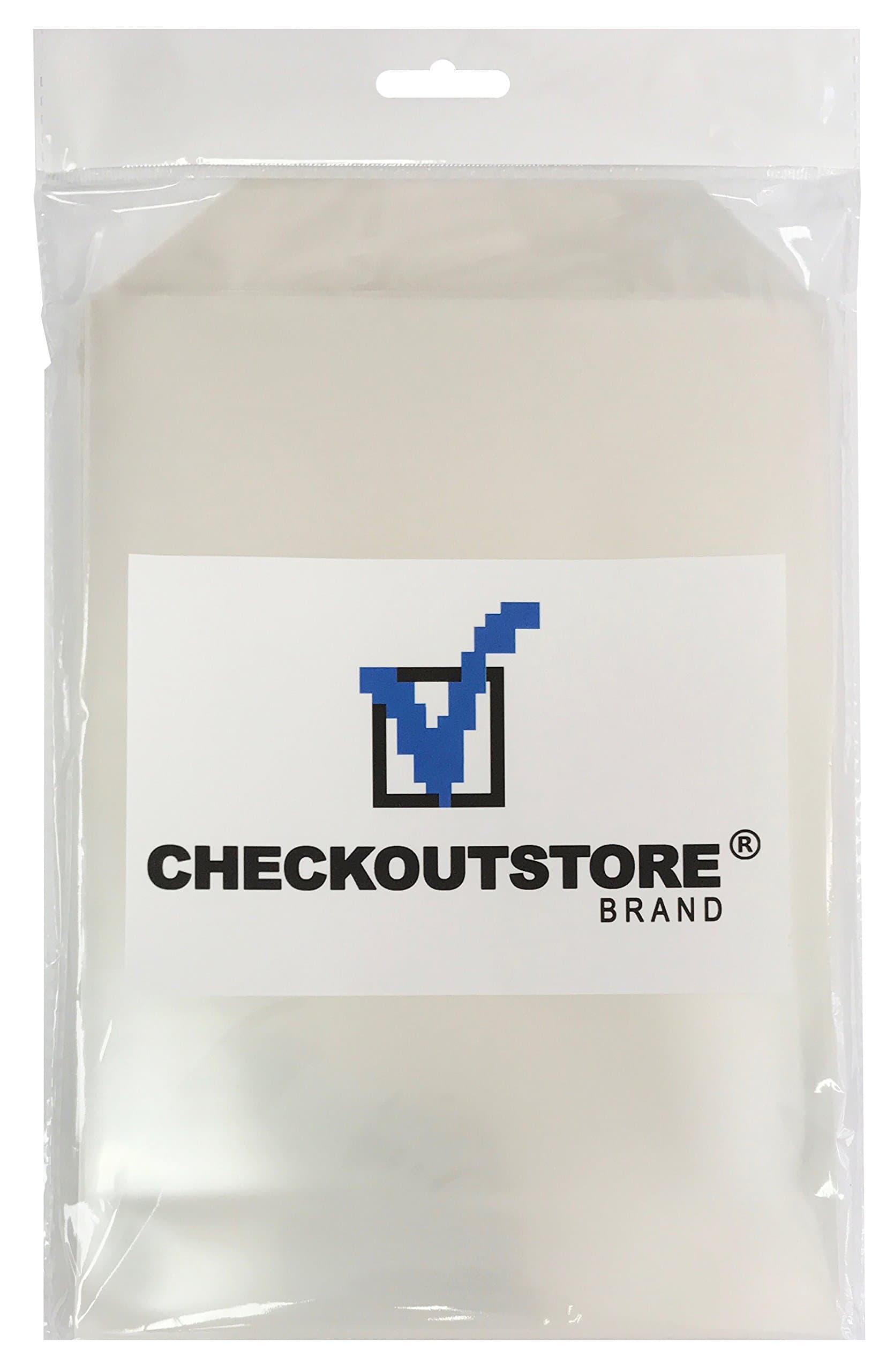 CheckOutStore 50 Clear Storage Pockets (6 3/4 x 9 1/2)