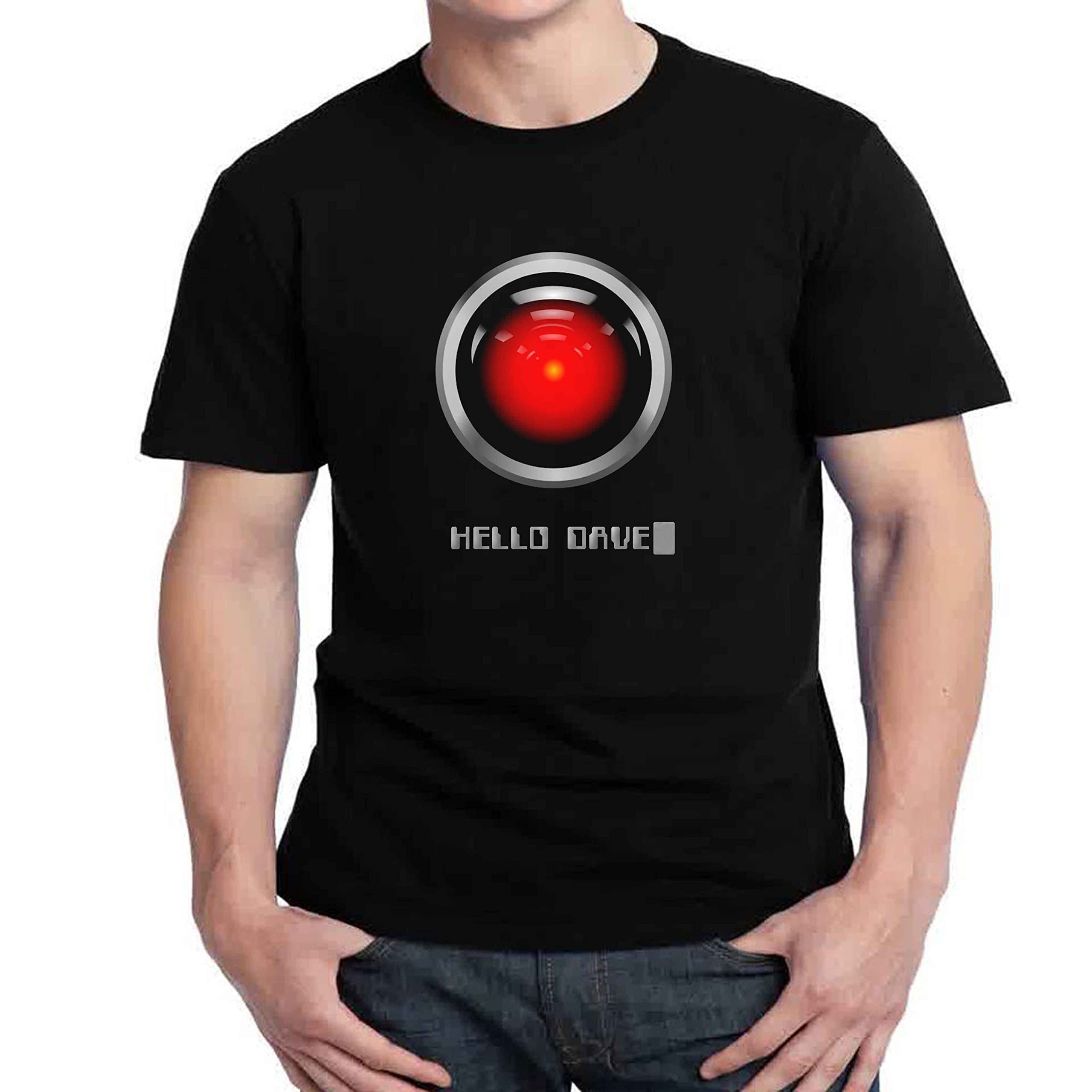Hal 9000 Black T Shirt Hello Dave