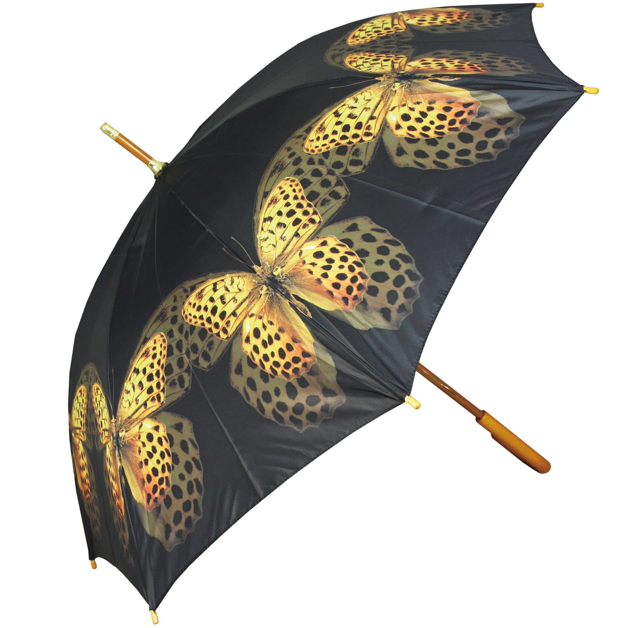 PealRa Yellow Butterfly Umbrella