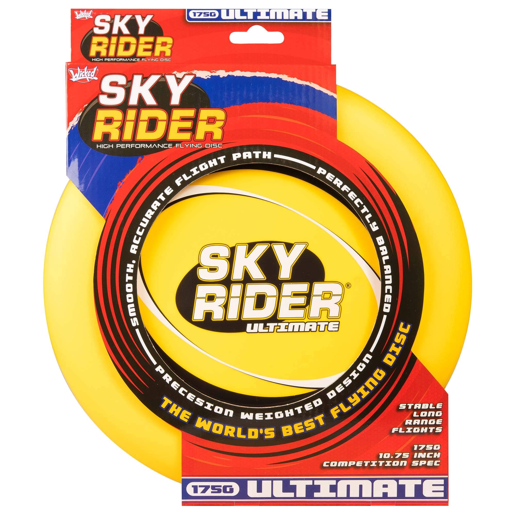 Wicked Sky Rider Ultimate from Vision | High Performance Flying Disc | 175g Precision Weighted for Ultimate Frisbee