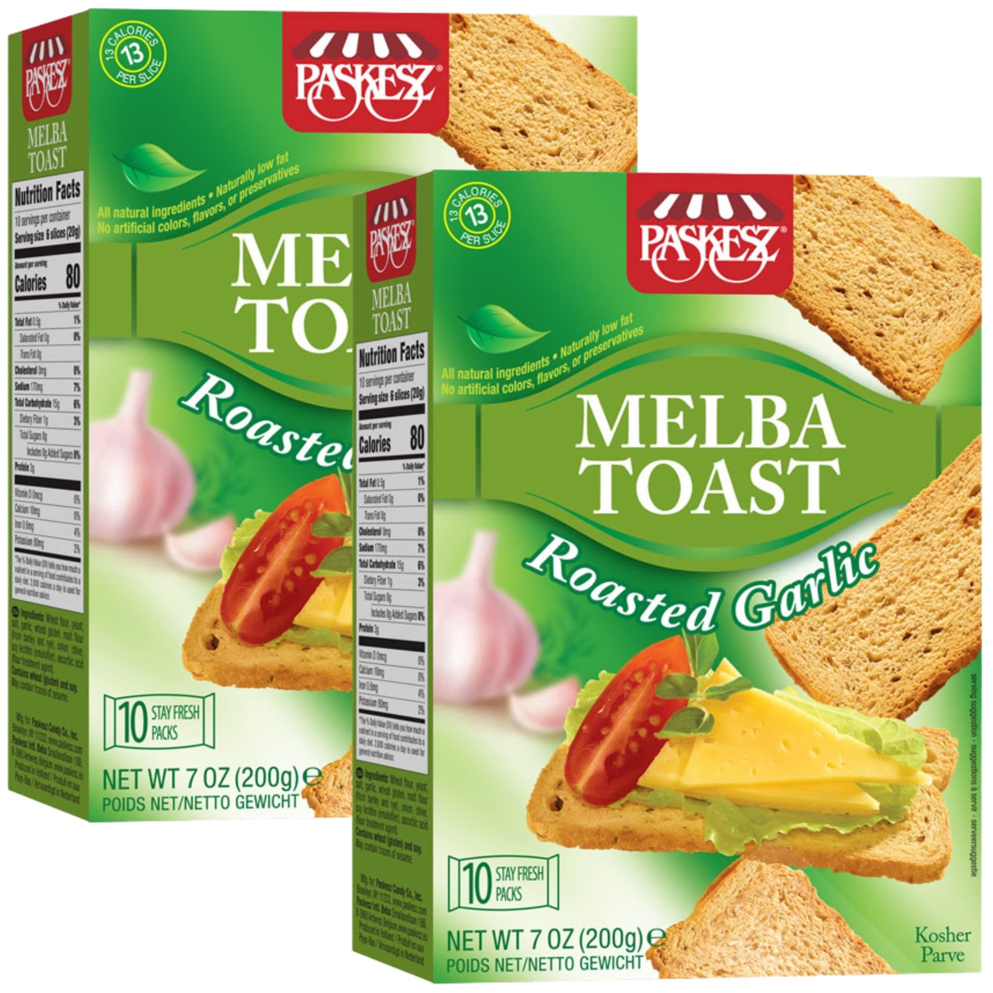Garlic Melba Toast