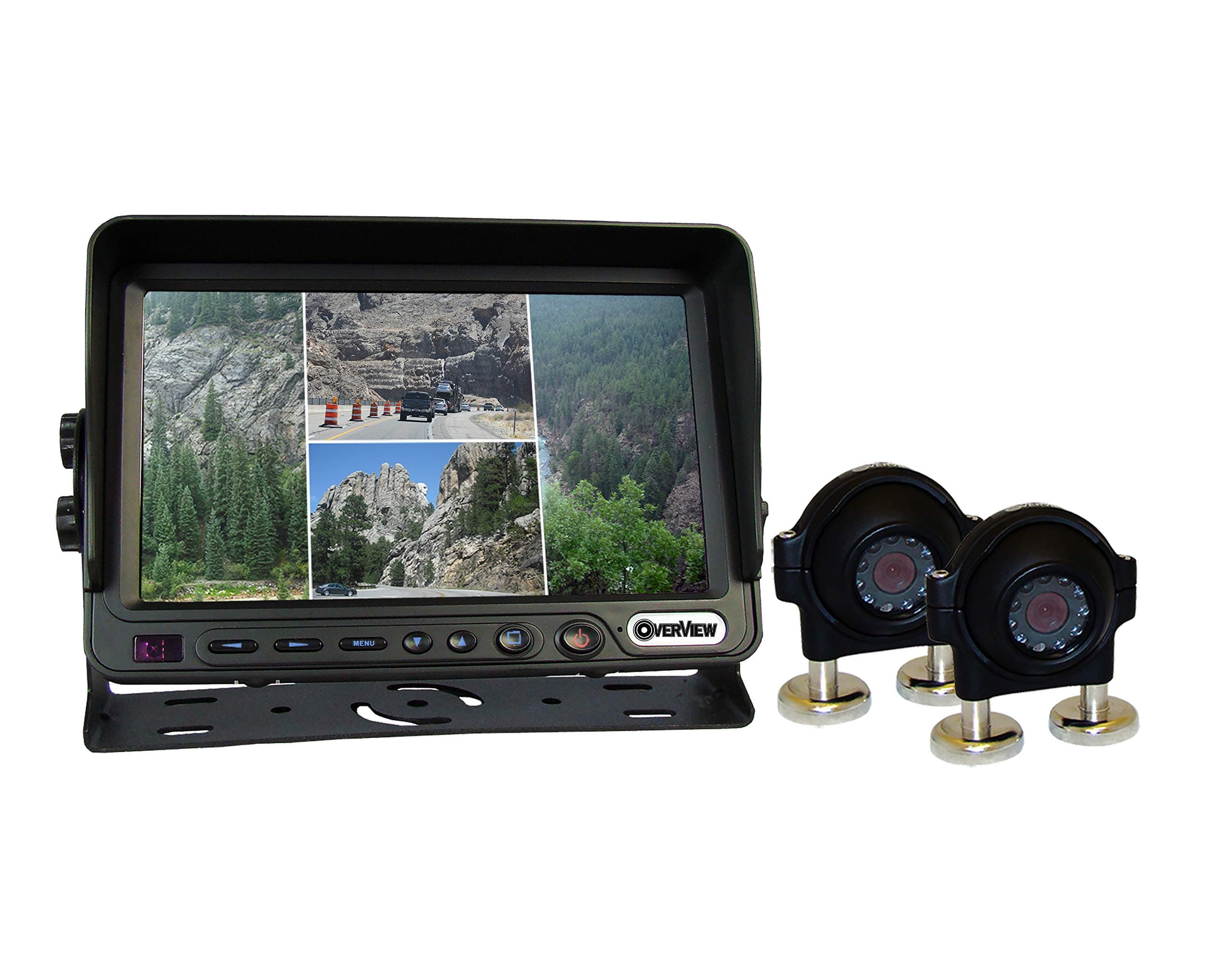 OverView 7in Quad Double Camera Kit DMOV-7MQ-C2