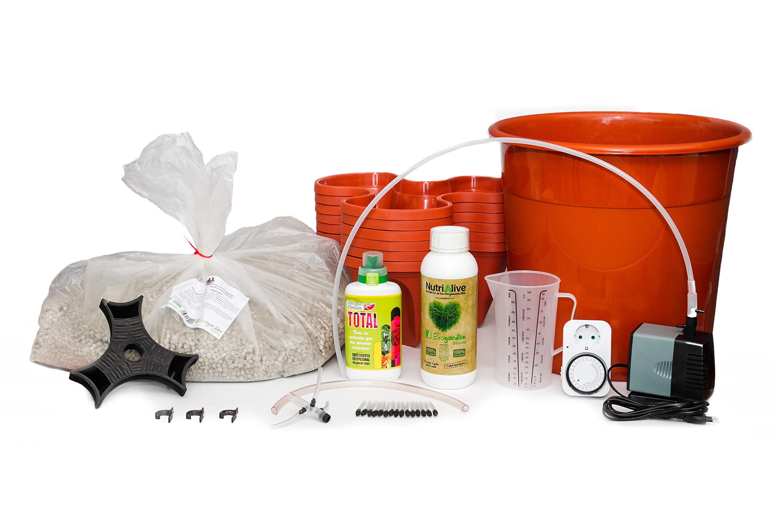 Irisana Ecogarden Hydroponic Cultivation Kit, Terracotta