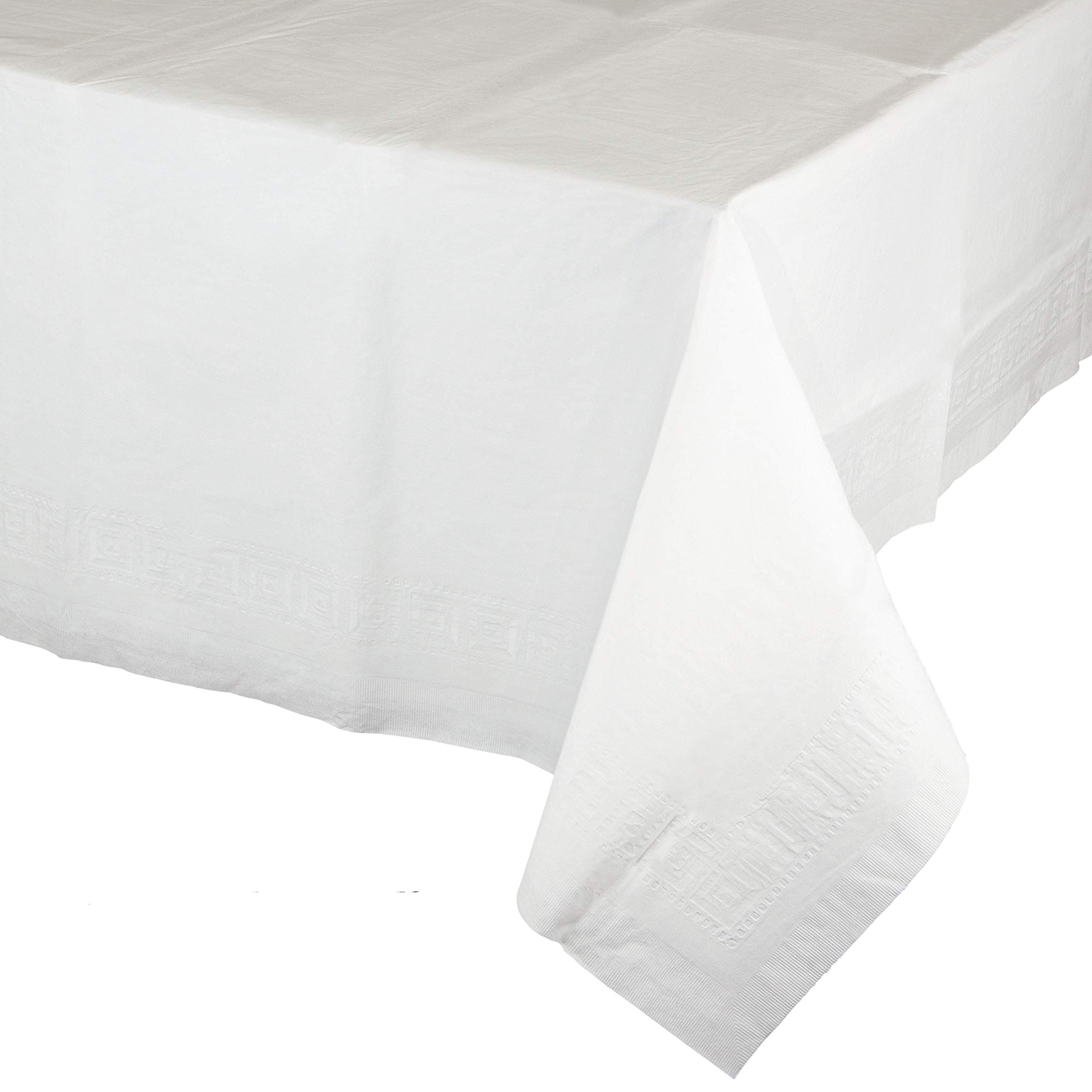 Creative Converting White Paper Tablecloths, 3 ct