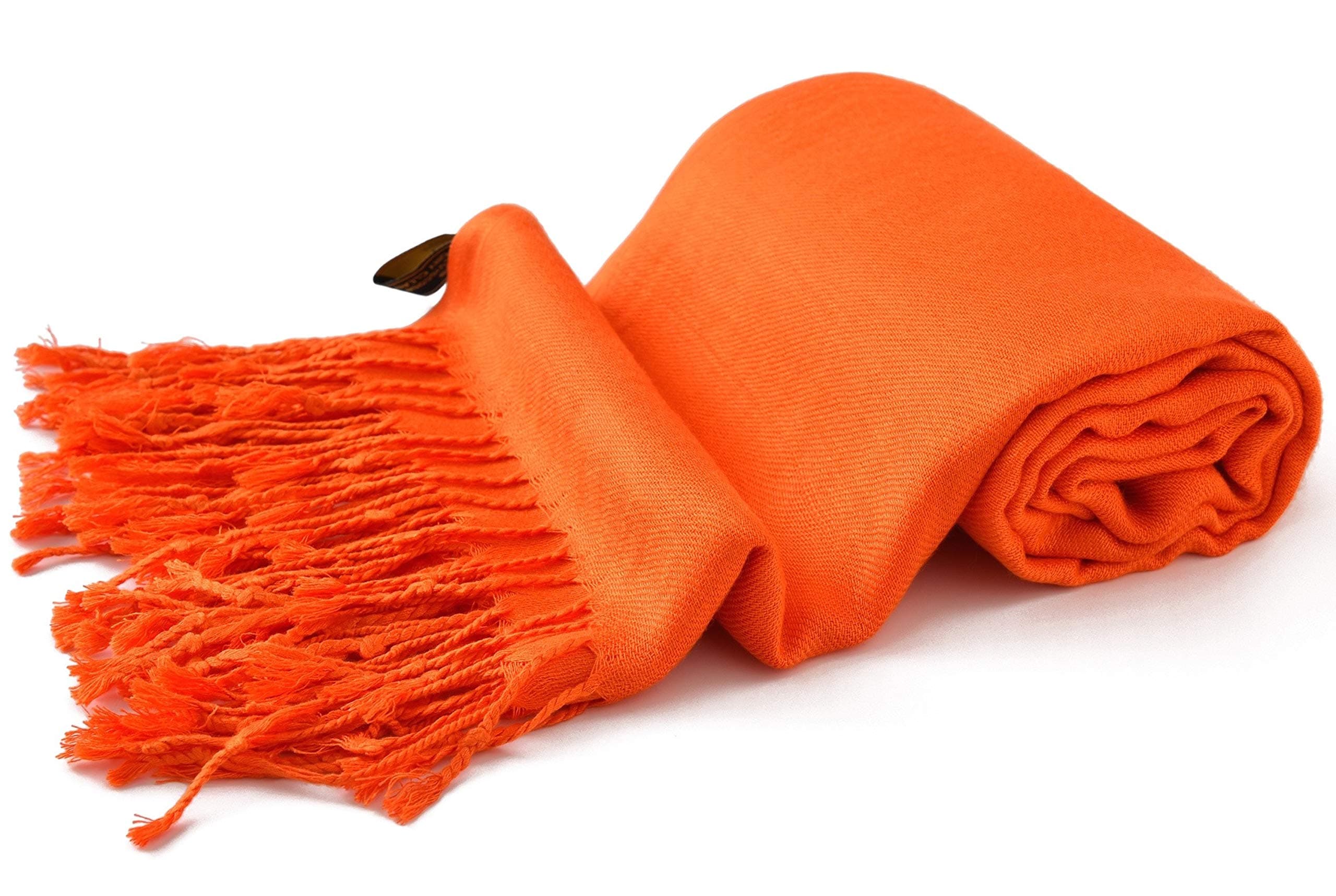 CJ Apparel Burnt Orange Solid Color Design Shawl Scarf Wrap Stole Throw Head Wrap Face Cover Pashmina NEW