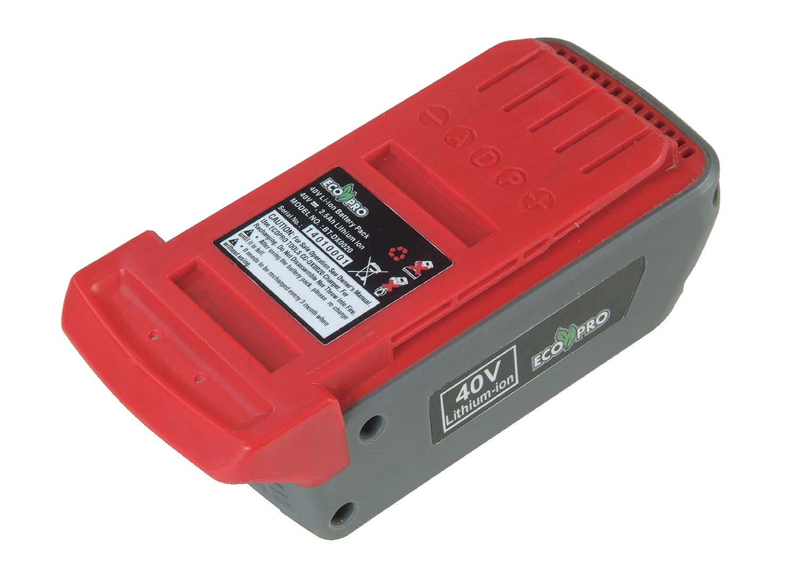 BT-DX0020 Transformer Series Battery Pack, 40V