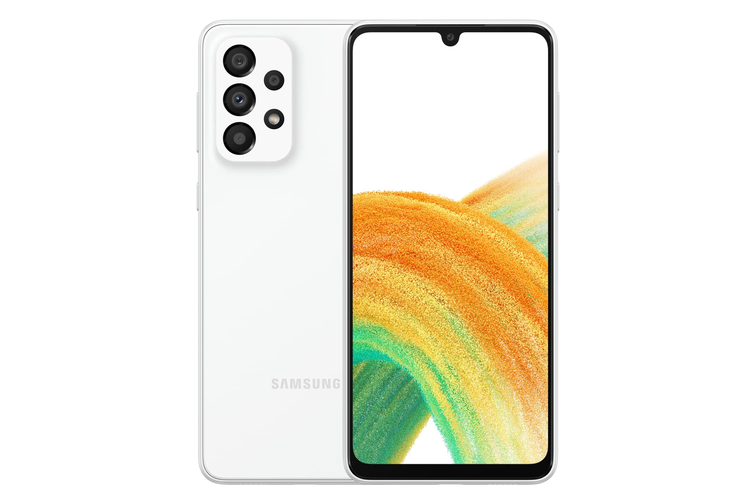 Galaxy A33 5G Mobile Phone SIM Free Android Smartphone White 128GB, Awesome White