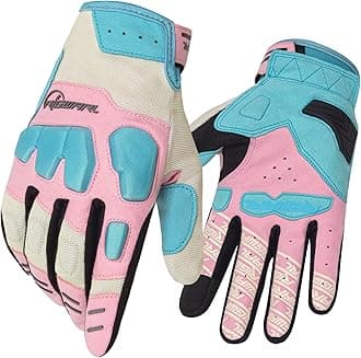 RIGWARL Comfortable Mountain Bike Motorcycle Gloves Women and Men with Touchscreen Fingers for Riding ATV MTB Drit Bike…