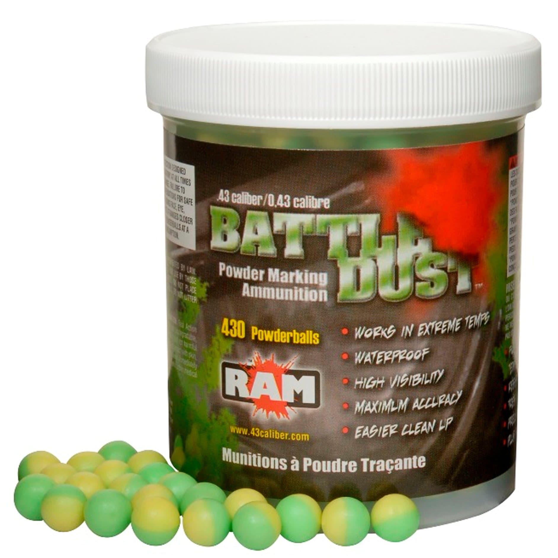 T4E Battle Dust 0.43-Caliber Powder Balls