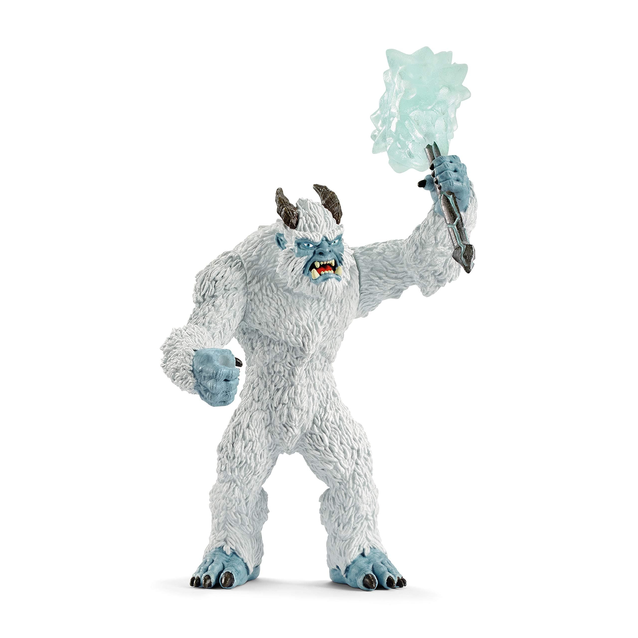 Schleich Eldrador Creatures Mythical Ice Creature with Frozen Hammer Figurine - Icy Monster Action Toy with Movable Arms and Ice Hammer Accessory, Durable Toy for Boys and Girls, Gift for Kids Ages 7+