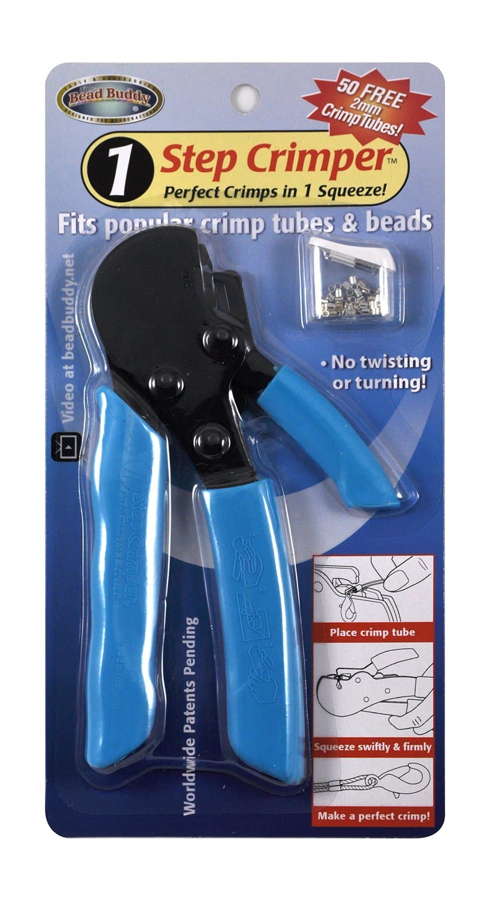 Bead Buddy The 1 Step Crimper One Squeeze Crimp Tool