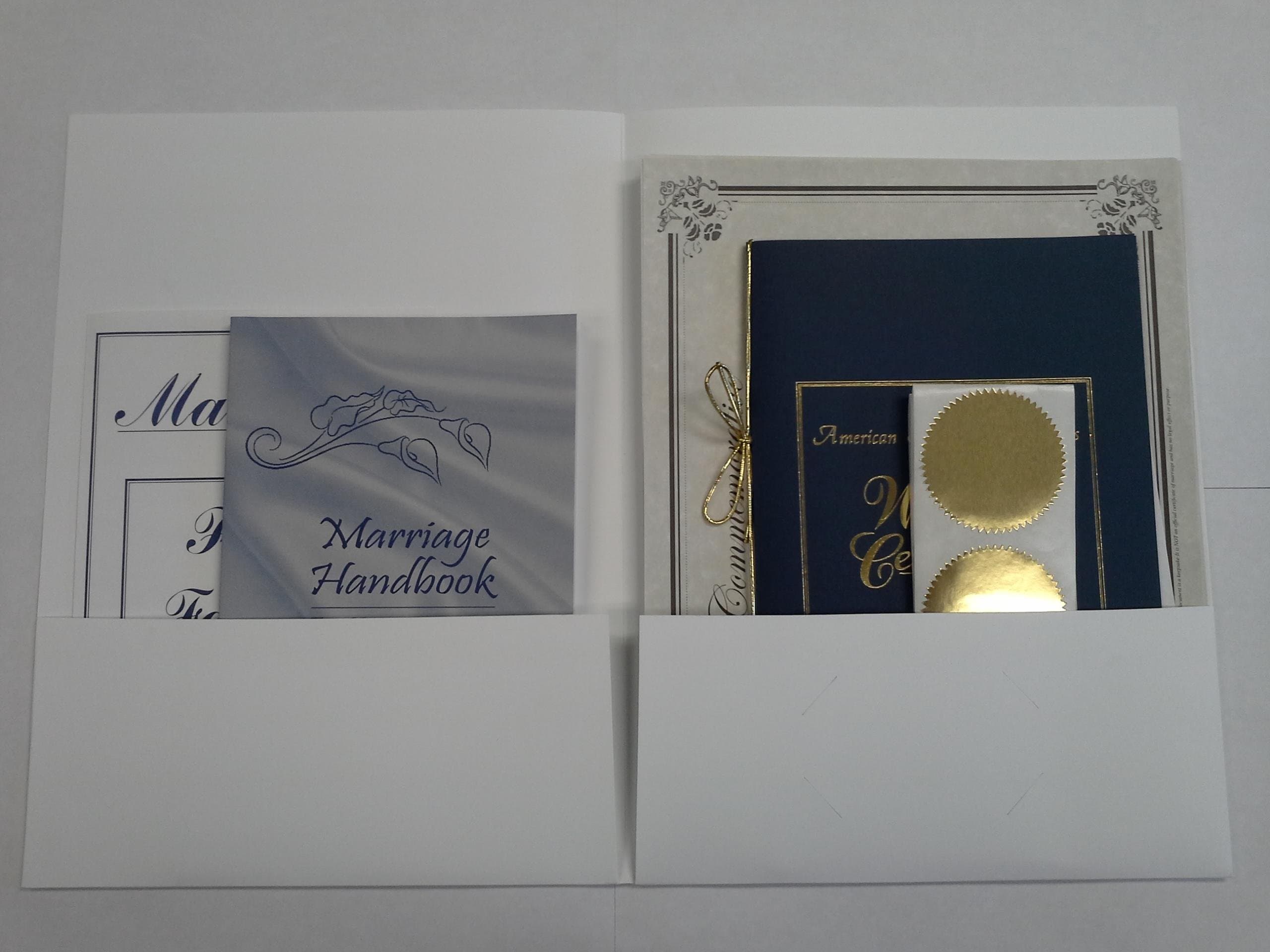 ANCHOR RUBBER STAMP Notary Marriage Kit