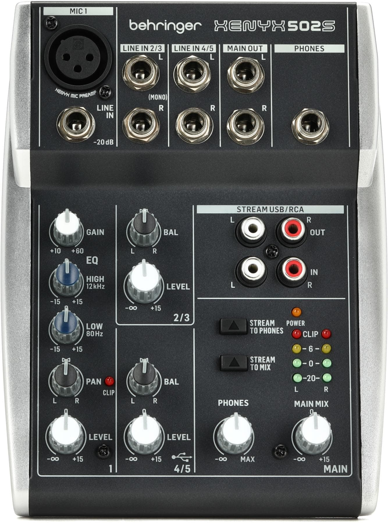 USB Streaming Interface Mixer XENYX 502S