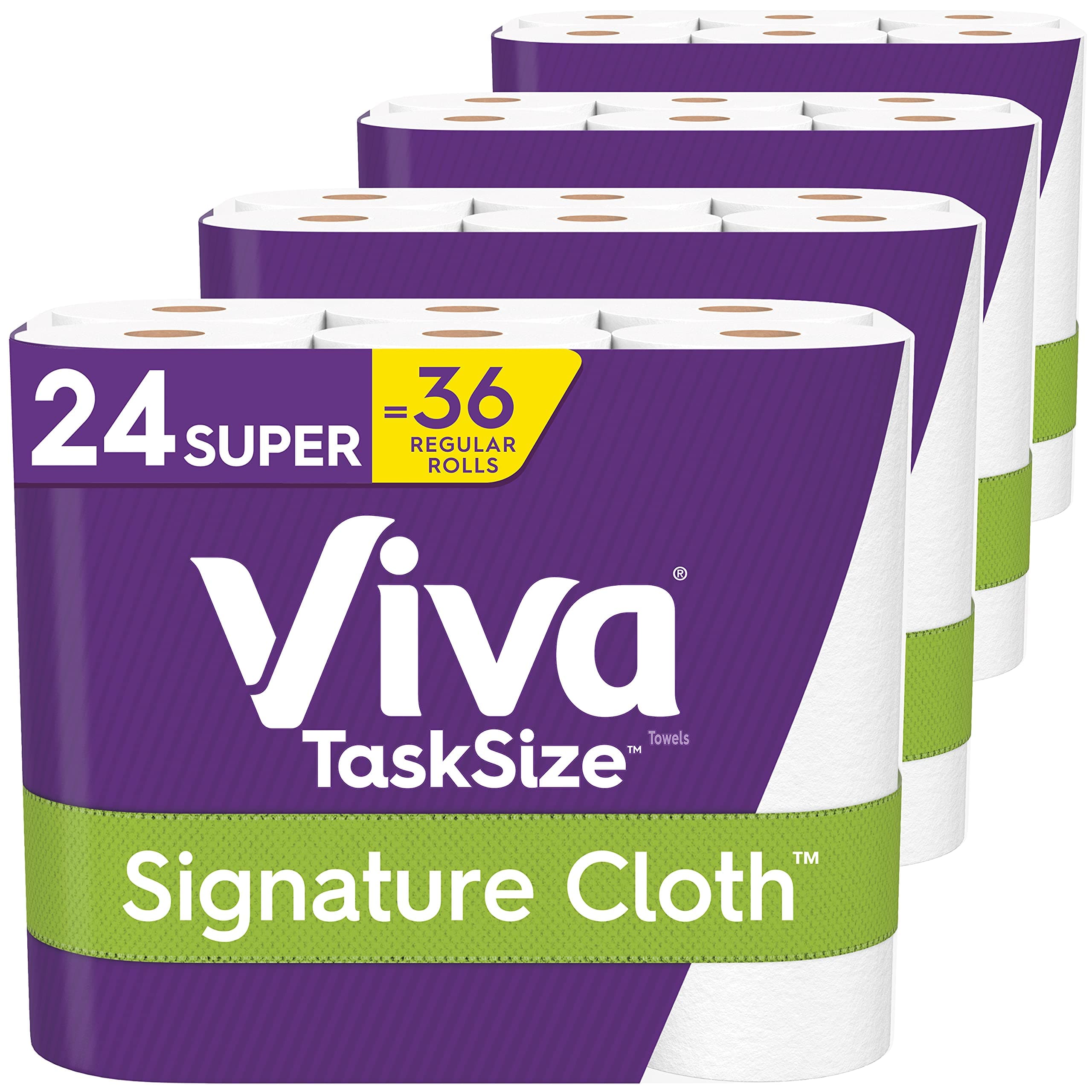 VivaSignature Cloth Paper Towels, Task Size - 6 Count (Pack of 4)The Forest Stewardship Council