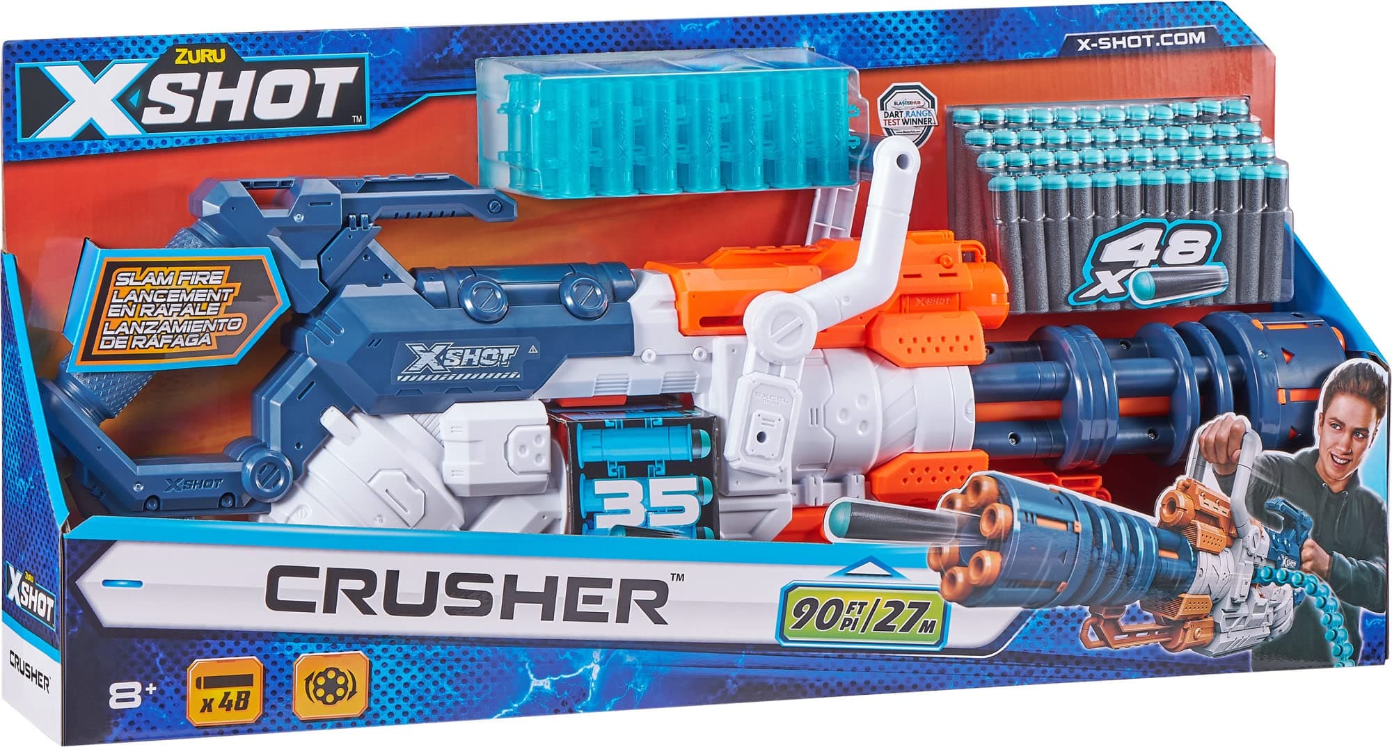 X-Shot Excel -Crusher (35-Dart Belt,48 D