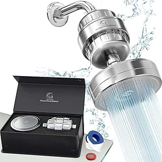 - Filtered Shower Head & 20 Stage Shower Filter - Standard - Chrome