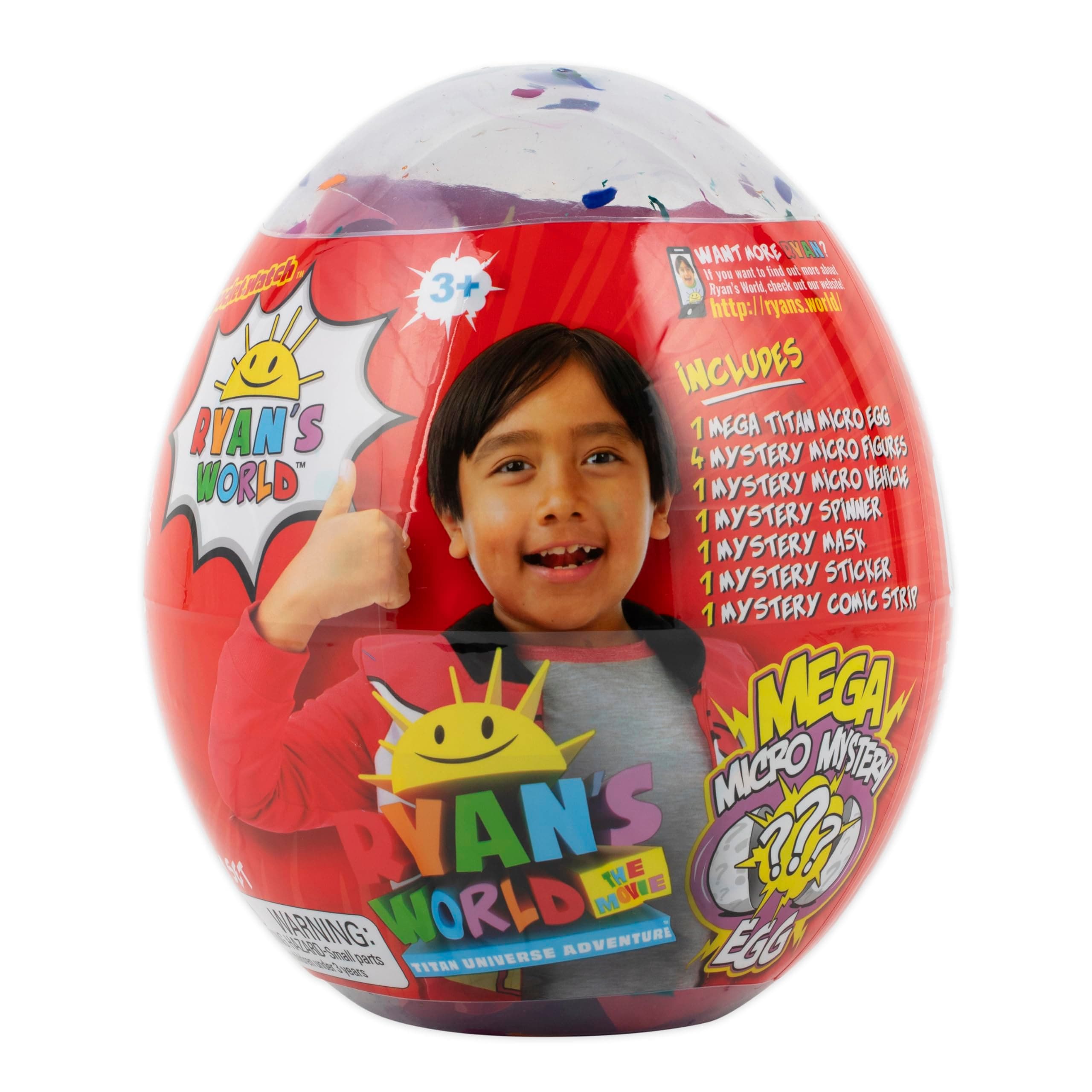 The Movie - Mega Microverse Egg | Featuring Micro-Ryan Figures, Exclusive Micro Vehicle, Stickers and More Collectables for Ages 3+