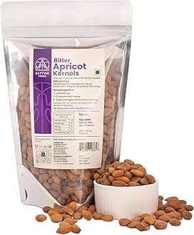 Sattvic Foods Bitter Apricot Kernels (750 g) | Dehydrated & Ozonated | Unprocessed & Raw | Boosts Immunity & Lowers Cholesterol levels | Soak Overnight, Eat Plain or Consume With Honey