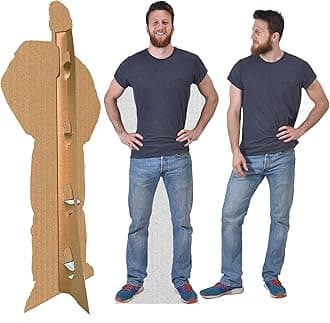 Custom Life Size Cardboard Cutout | Personalized High Resolution Stand Up | Upload Your Own Photo - Perfect for Wedding, Graduation, Birthday, etc 1-8 ft