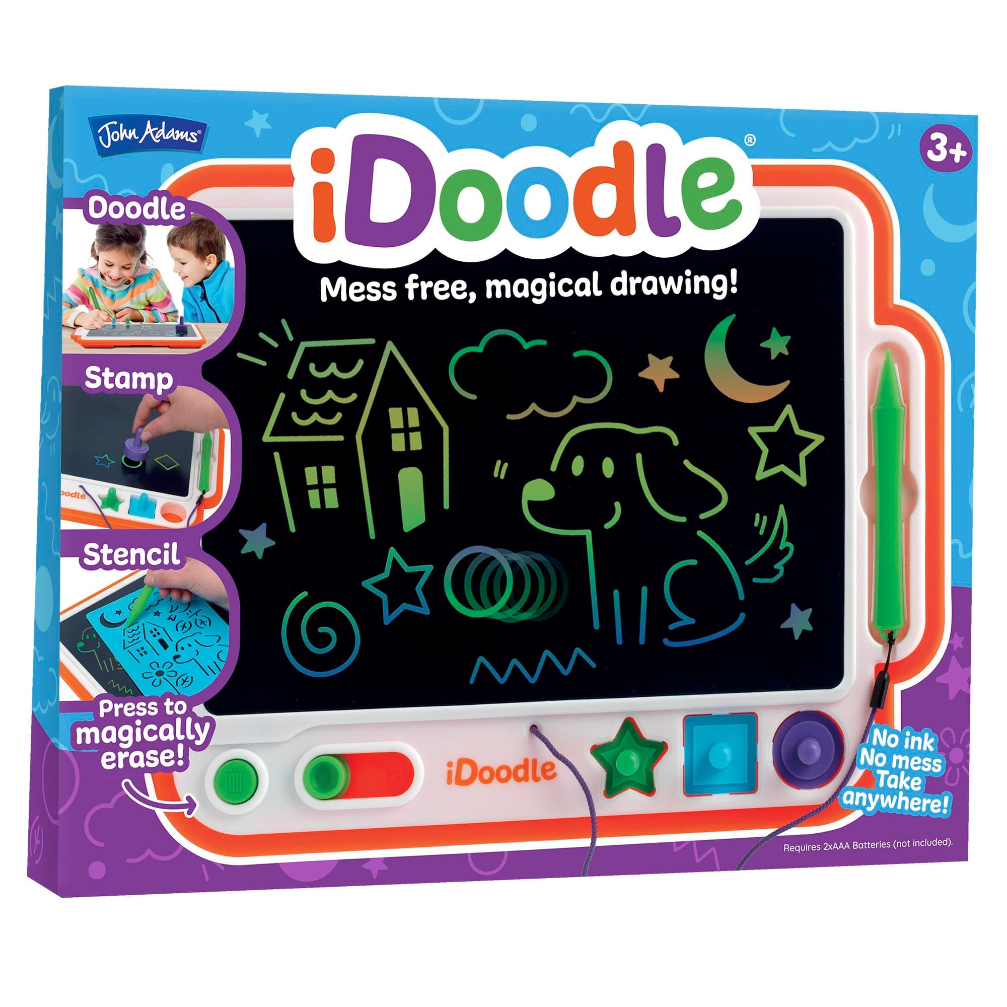 John Adams | iDoodle: Mess free, magical drawing for endless creative fun anywhere | Arts & Crafts | Ages 3+