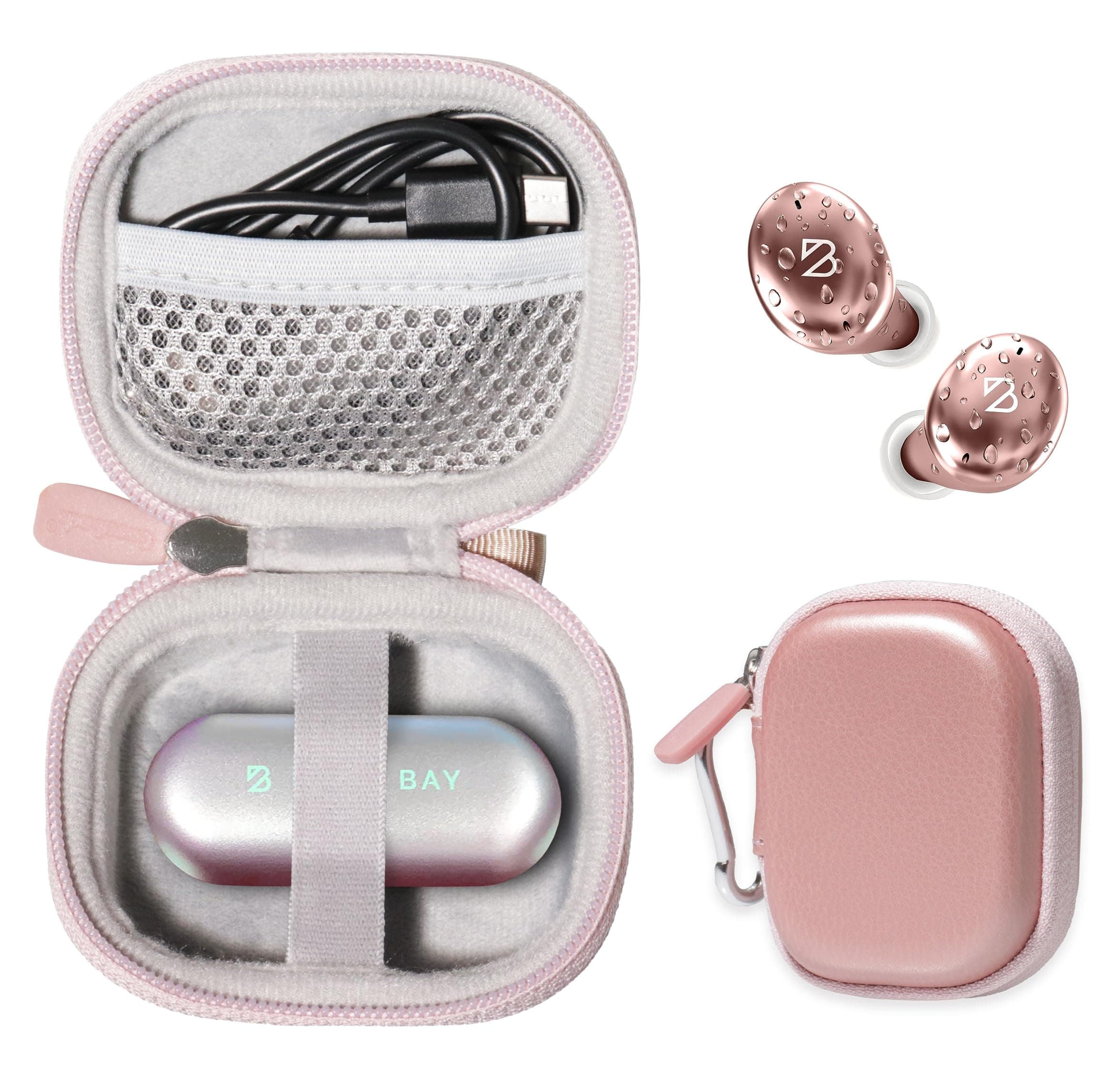 Case for Tempo 30 Wireless Earbuds (Rose Gold)