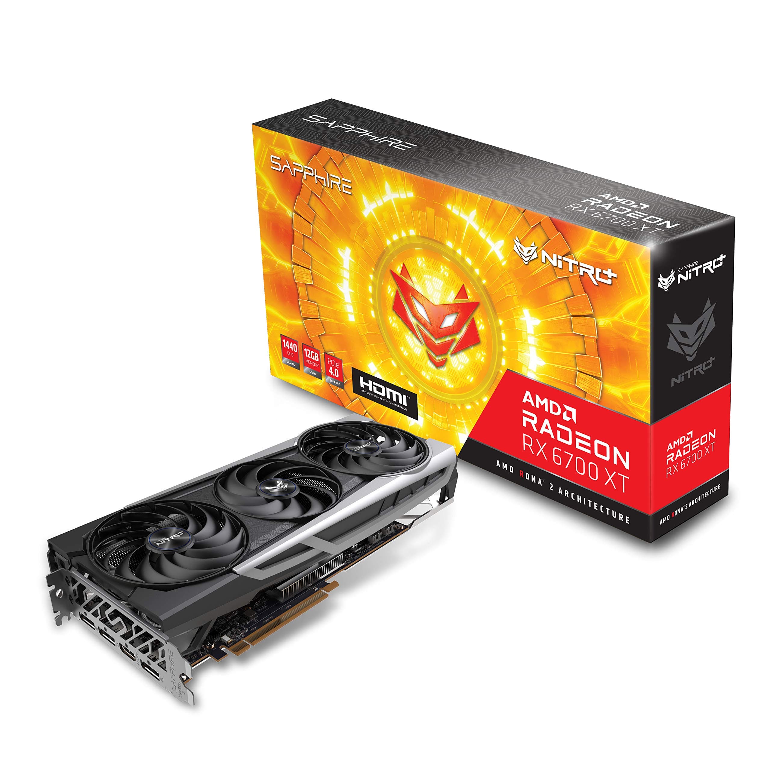 Technology Nitro+ AMD Radeon RX 6700 XT Gaming Graphics Card with 12GB GDDR6, AMD RDNA 2 (11306-01-20G)