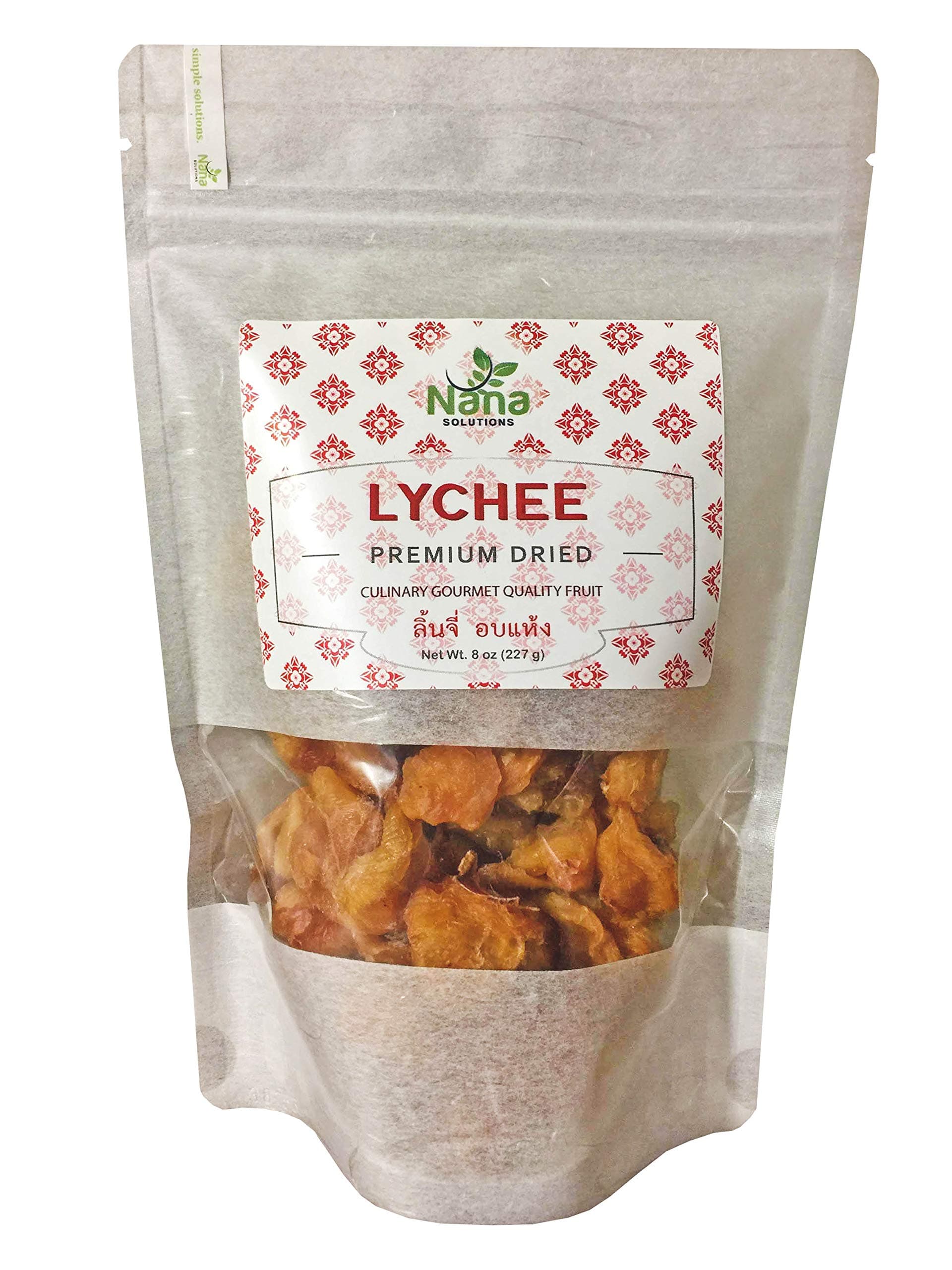 Lychee Premium Dried | All Natural Fruit | Thai Origin 6 oz