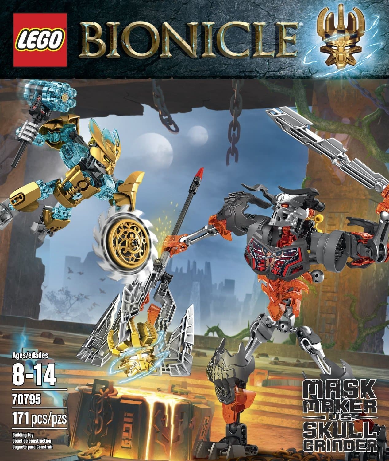 LEGO Bionicle Mask Maker vs. Skull Grinder 171pcs