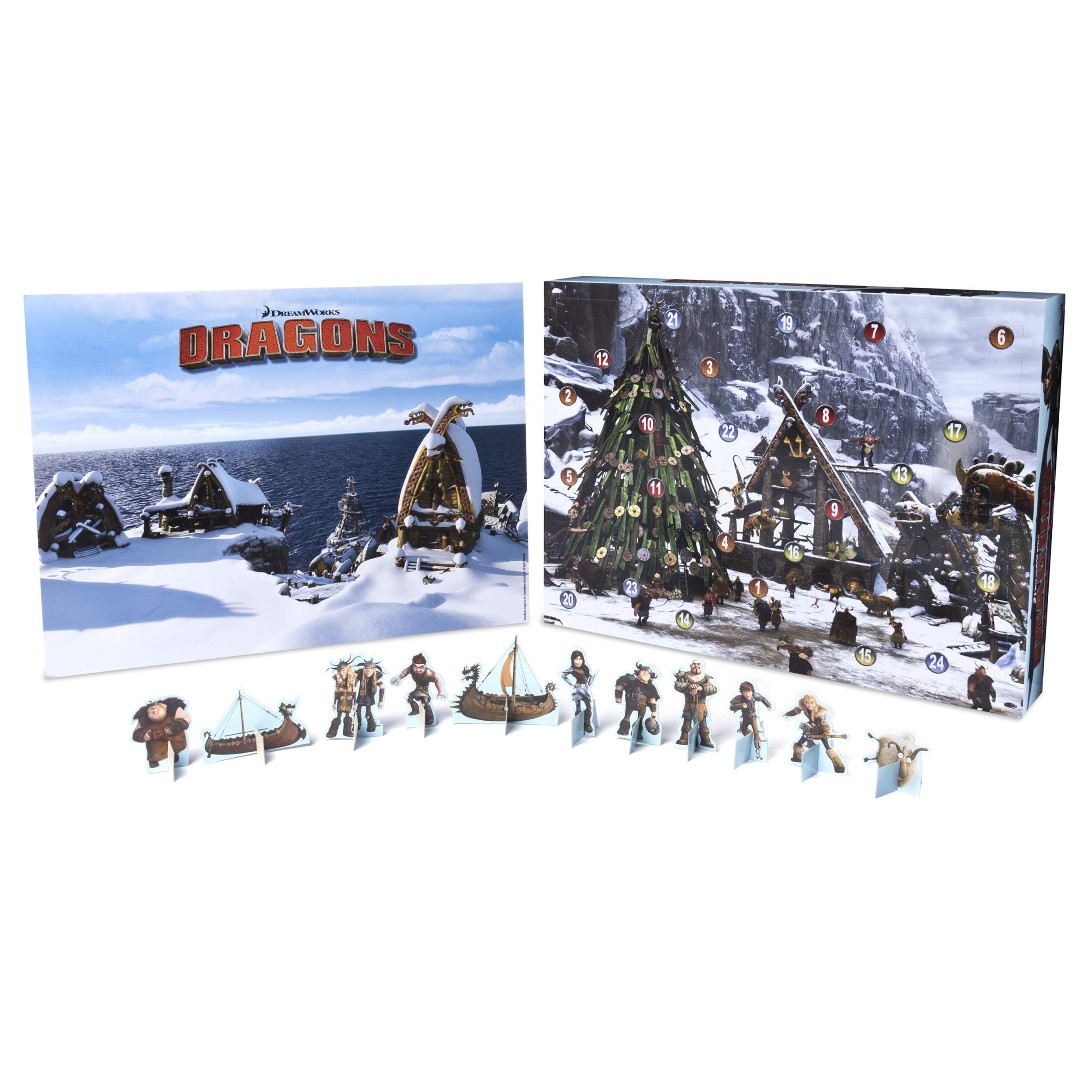 Spin Master 6036479 DreamWorks Dragons Advent Calendar