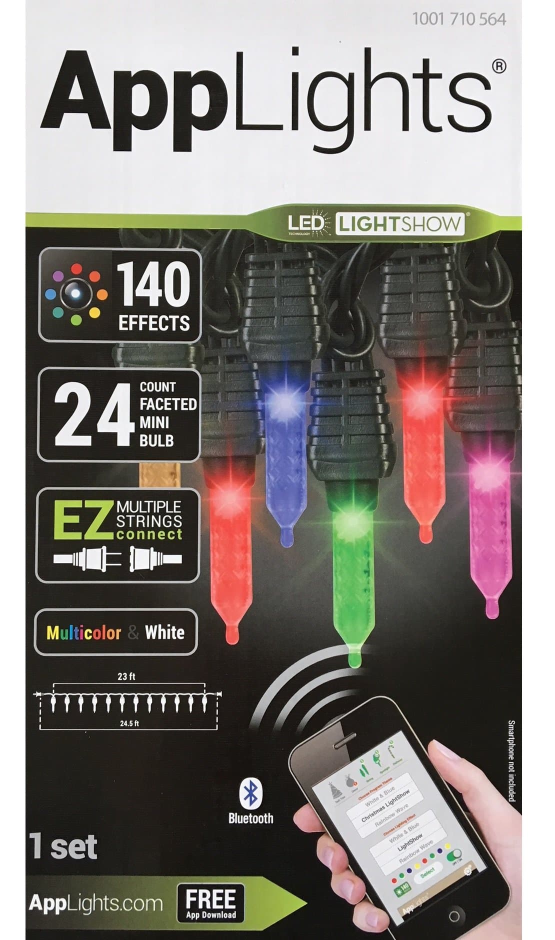 Applights Lightshow Light Set, Mini, Faceted, App Controlled - 24 ct