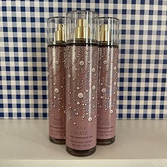 3 PINK SUEDE FINE FRAGRANCE MIST BATH BODY SPRAY 8 FL OZ