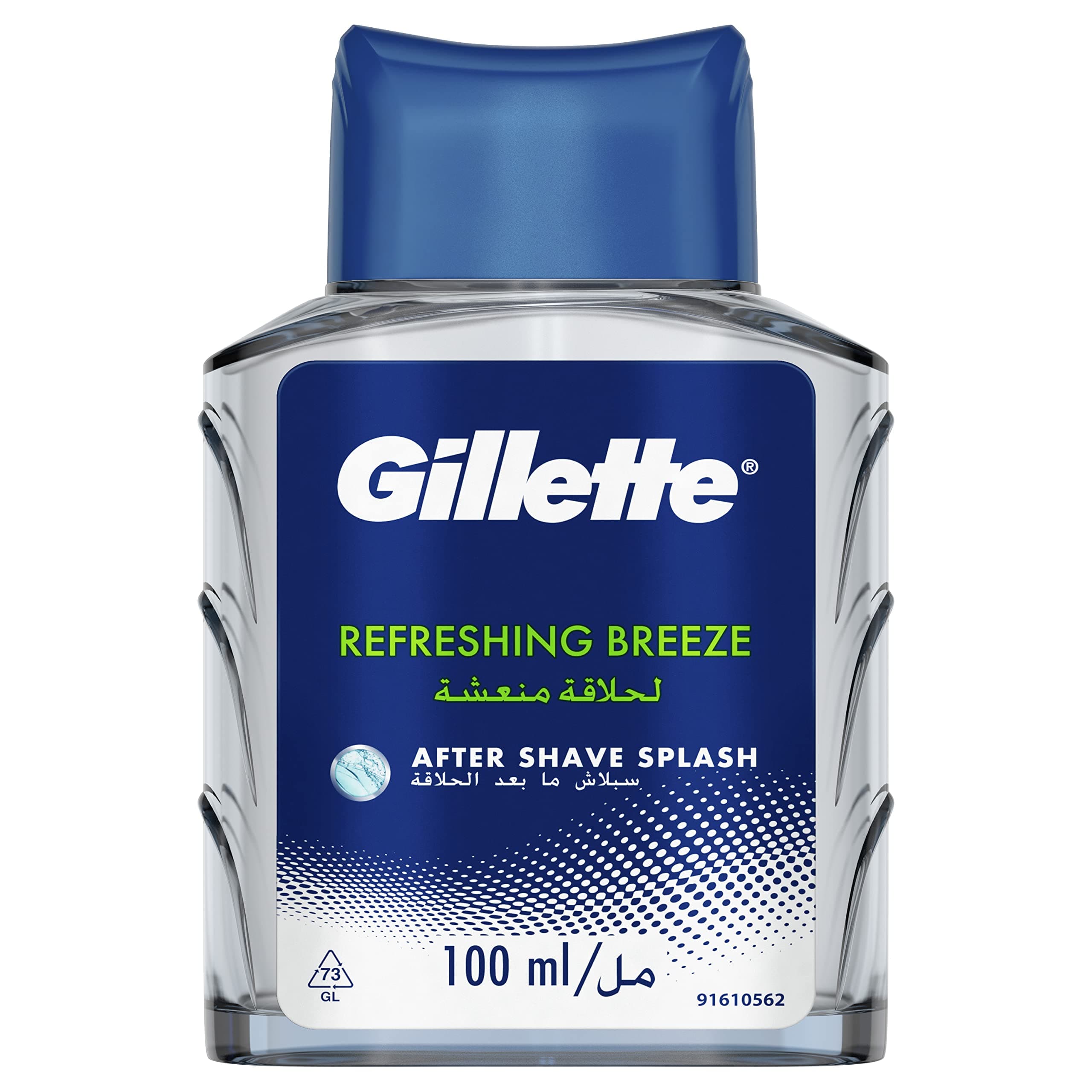 Gillette Refreshing Breeze, Splash After Shave, 100ml, Multicolor