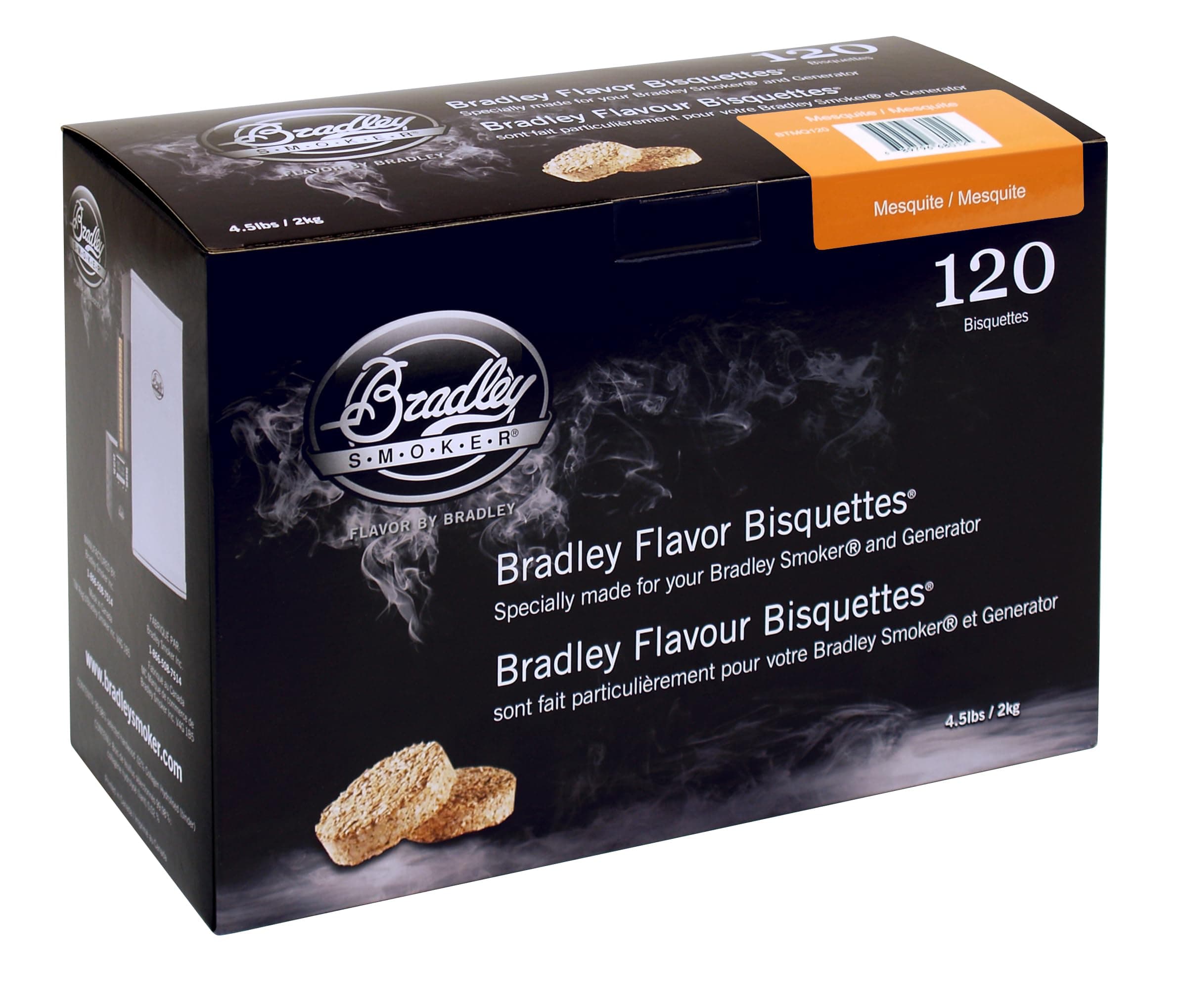Bradley Mesquite Bisquettes 120 pack