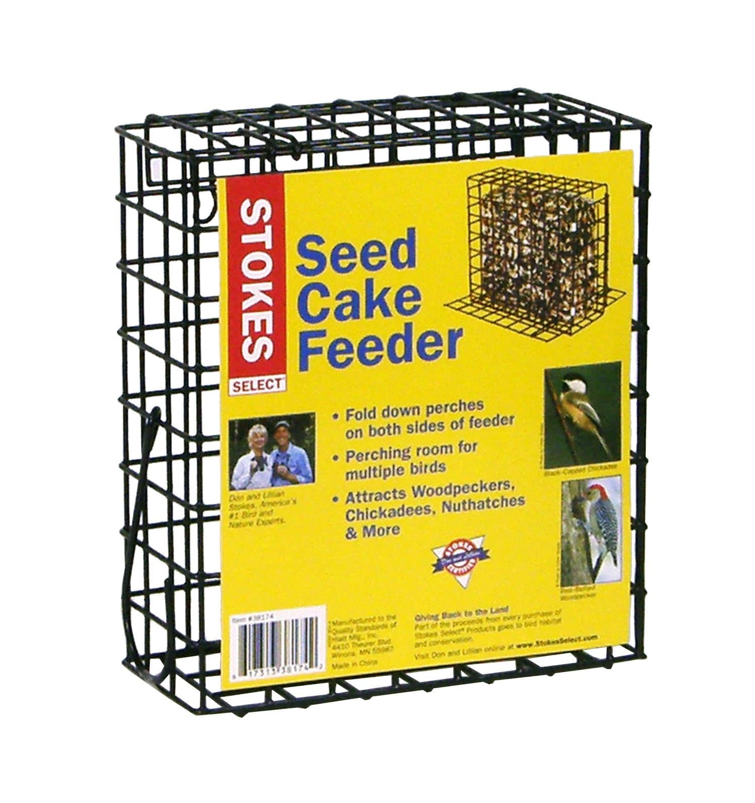 Stokes SelectSeed Cake Bird Feeder with Perches, One Cake Capacity