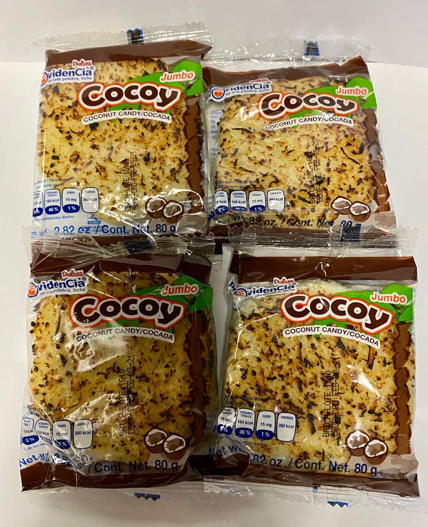 COCOY JUMBO COCONUT CANDY 4 PIECE 2.82OZ