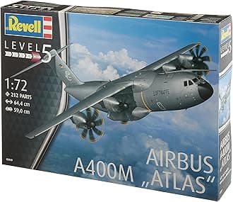 Revell 03929 Airbus A400M "ATLAS" 1:72 Scale Unbuilt/Unpainted Plastic Model Kit