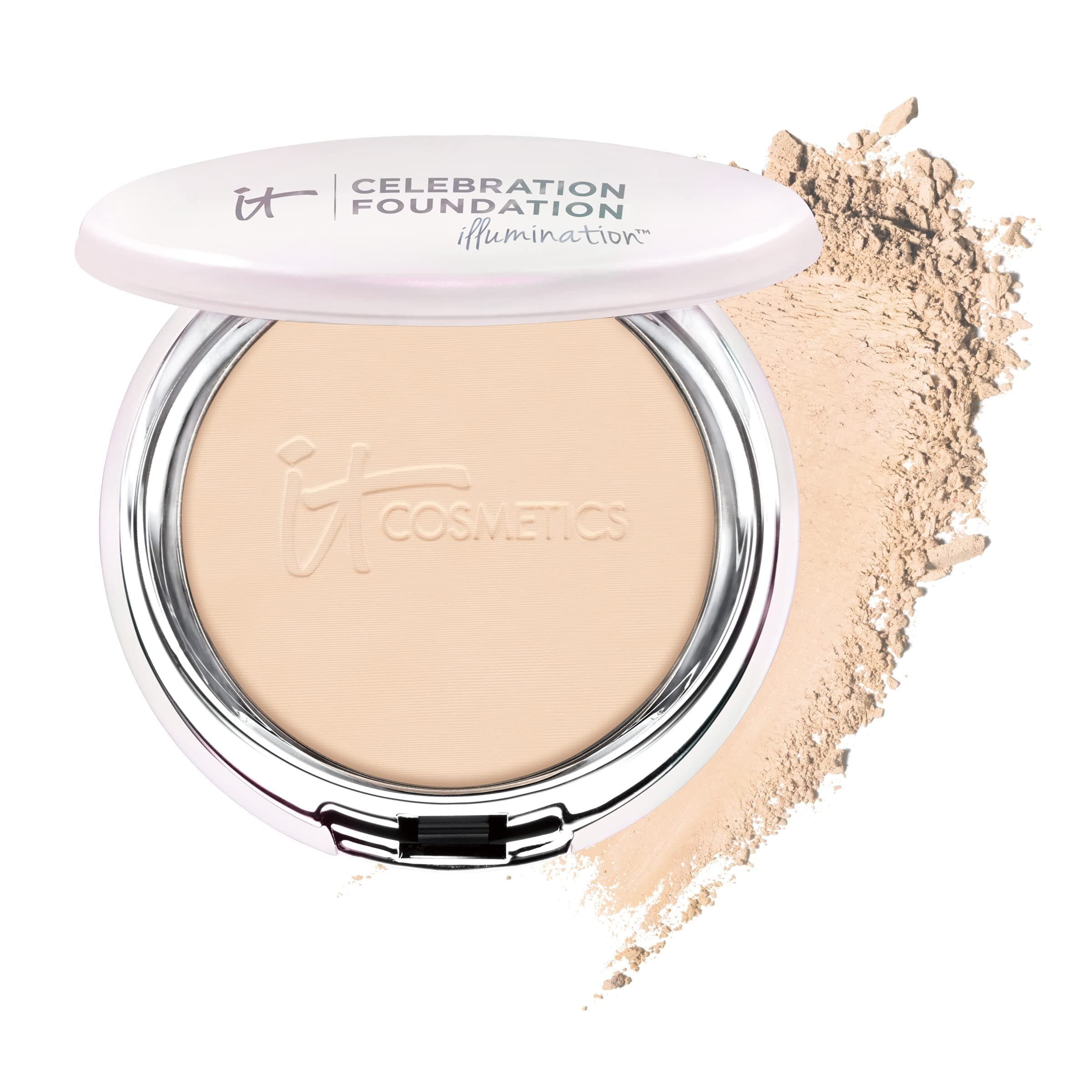 Celebration Foundation Illumination - Full-Coverage, Anti-Aging Powder Foundation - Blurs Pores, Wrinkles & Imperfections - 0.3 oz