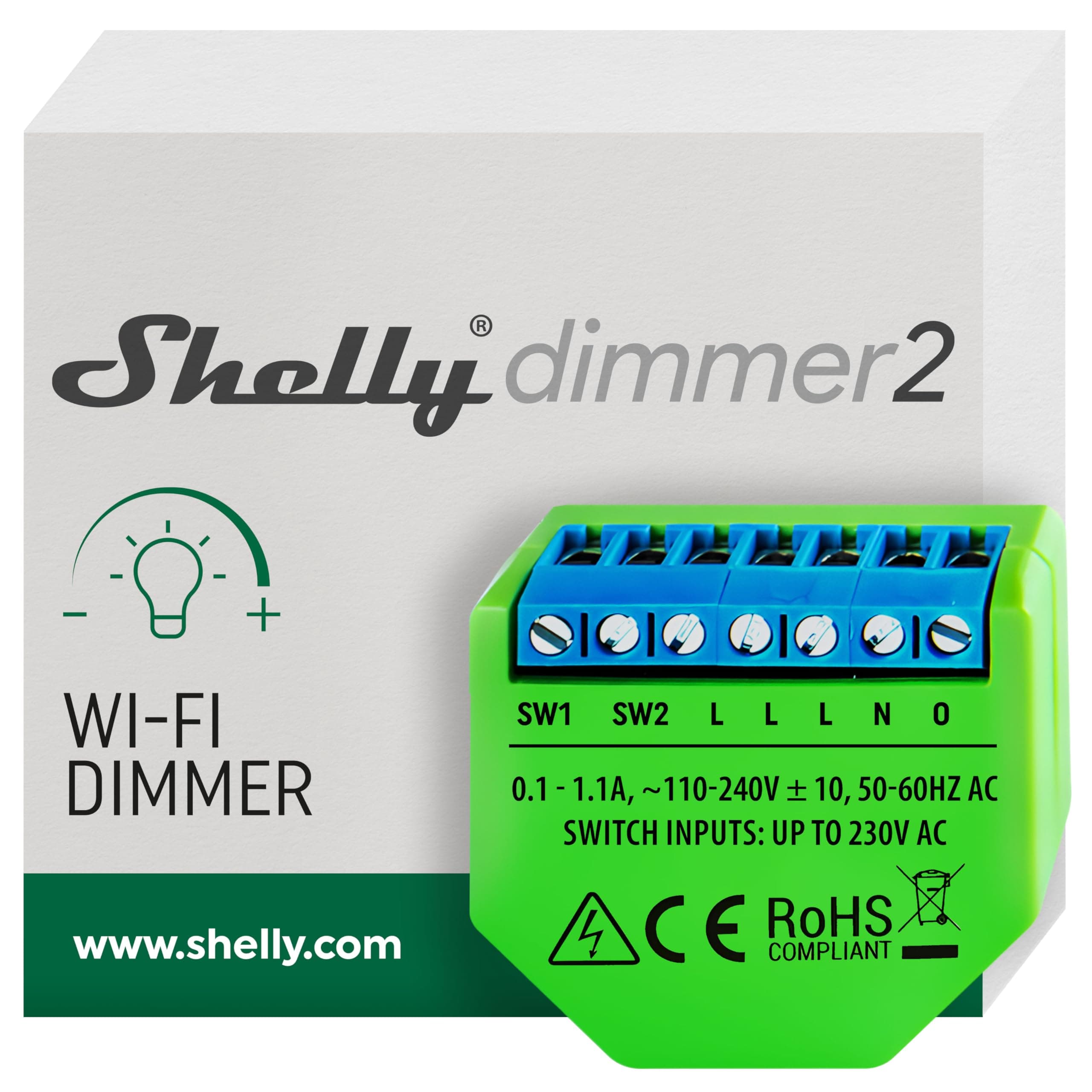 Shelly Dimmer 2 Dimmaktor Wi-Fi